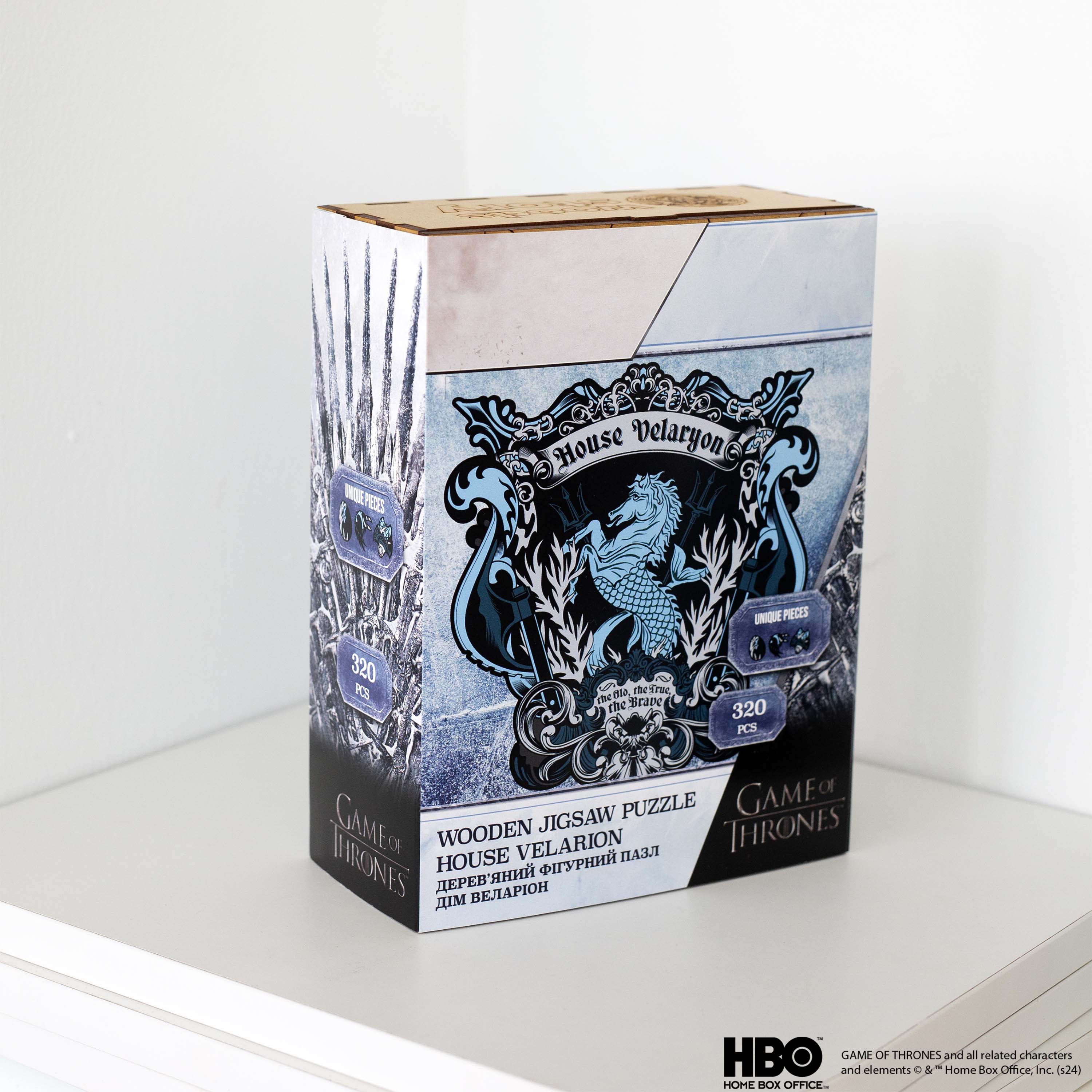 Wooden jigsaw puzzle Game of Thrones™ House Velaryon