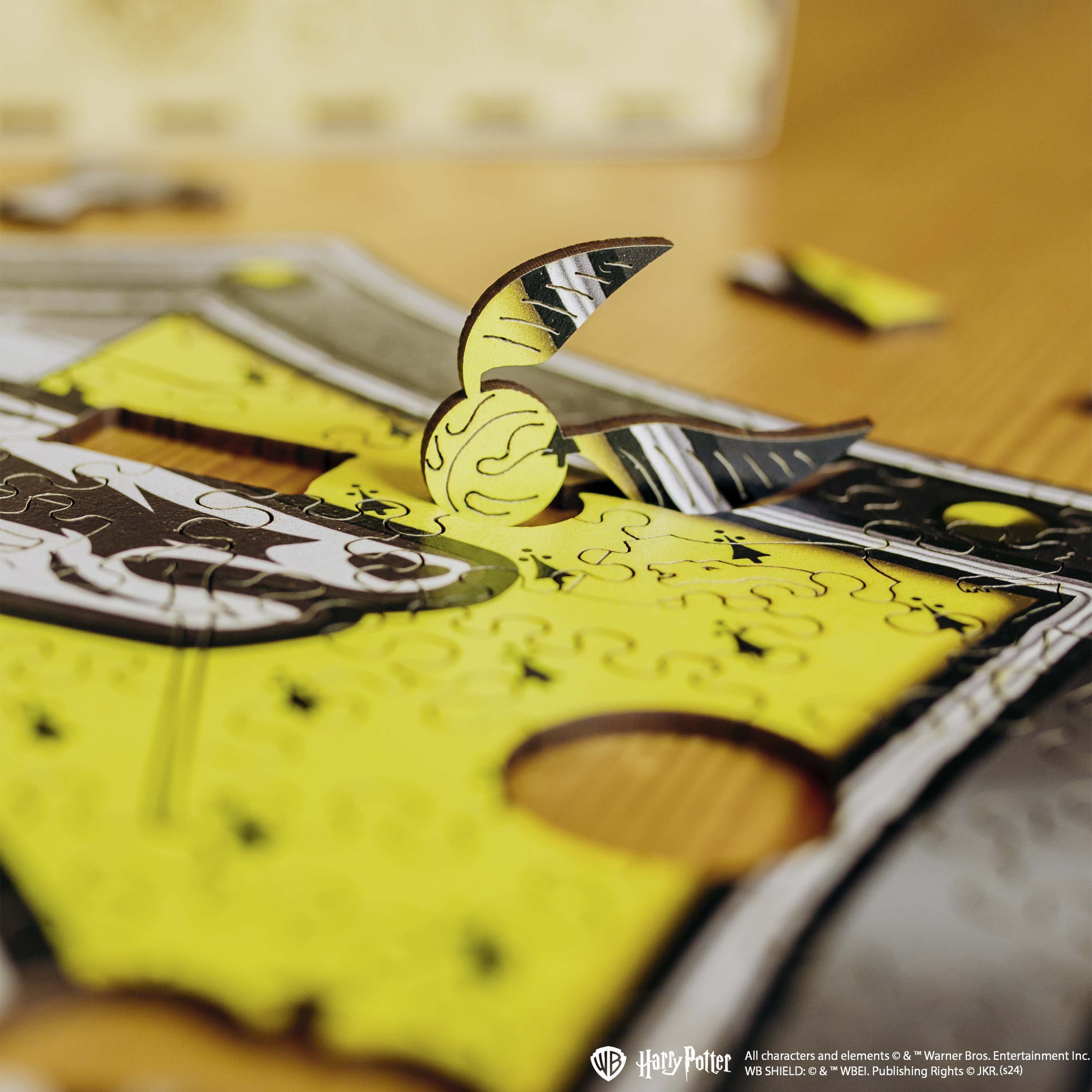 Wooden jigsaw puzzle Harry Potter Hufflepuff™