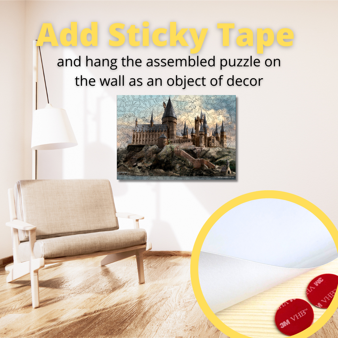 Wooden jigsaw puzzle Harry Potter Hogwarts Castle™