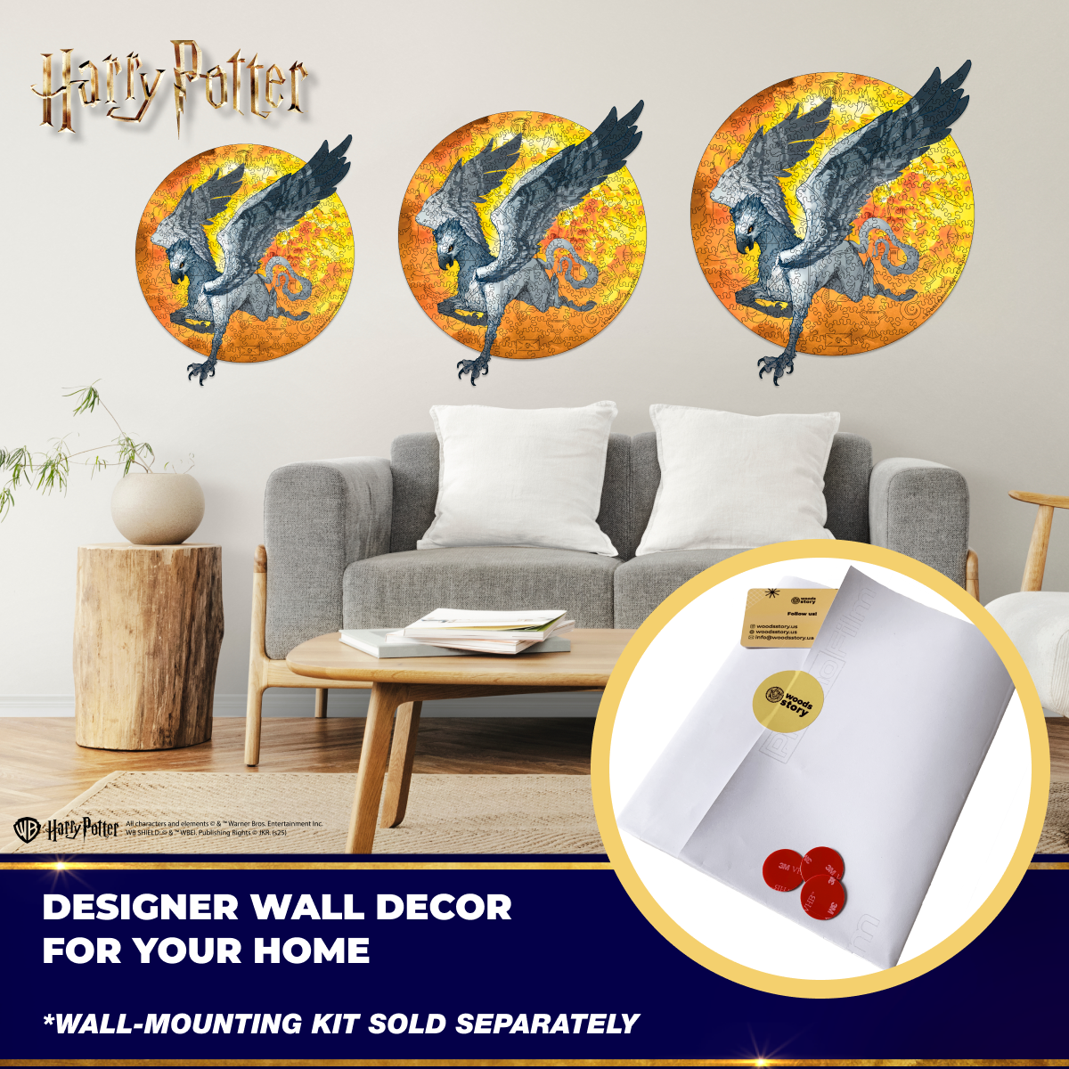 Wooden jigsaw puzzle Harry Potter Hippogriff™