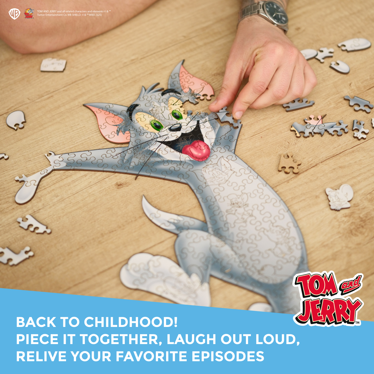 Wooden jigsaw puzzle Tom & Jerry™ – Tom