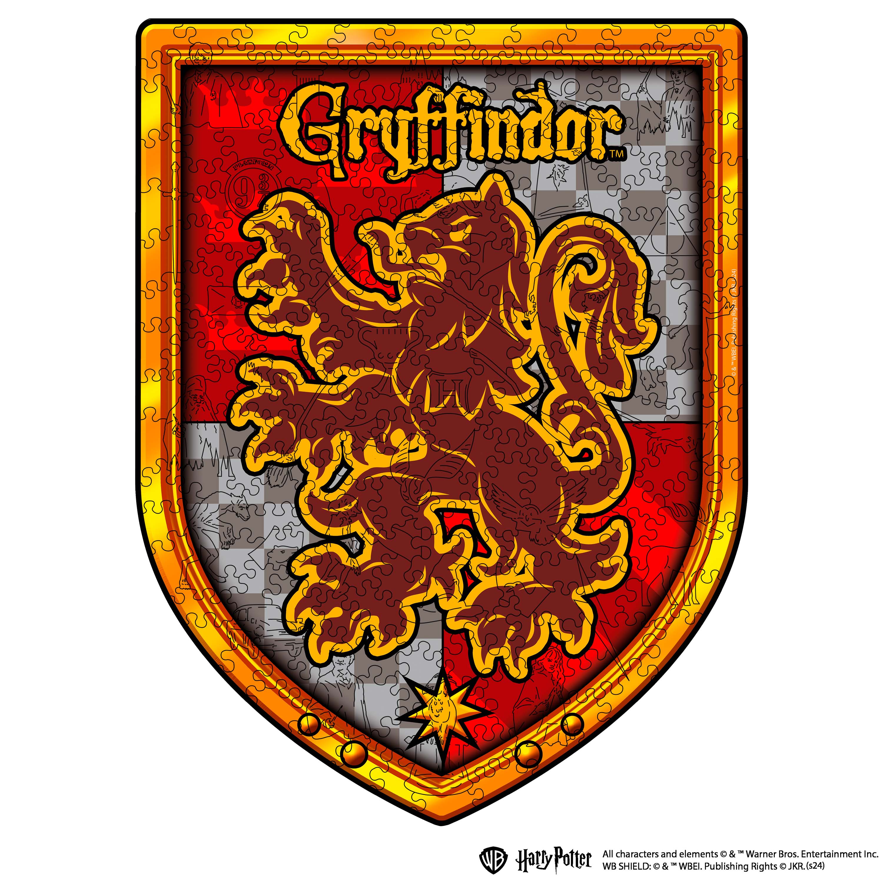 Wooden jigsaw puzzle Harry Potter Gryffindor™