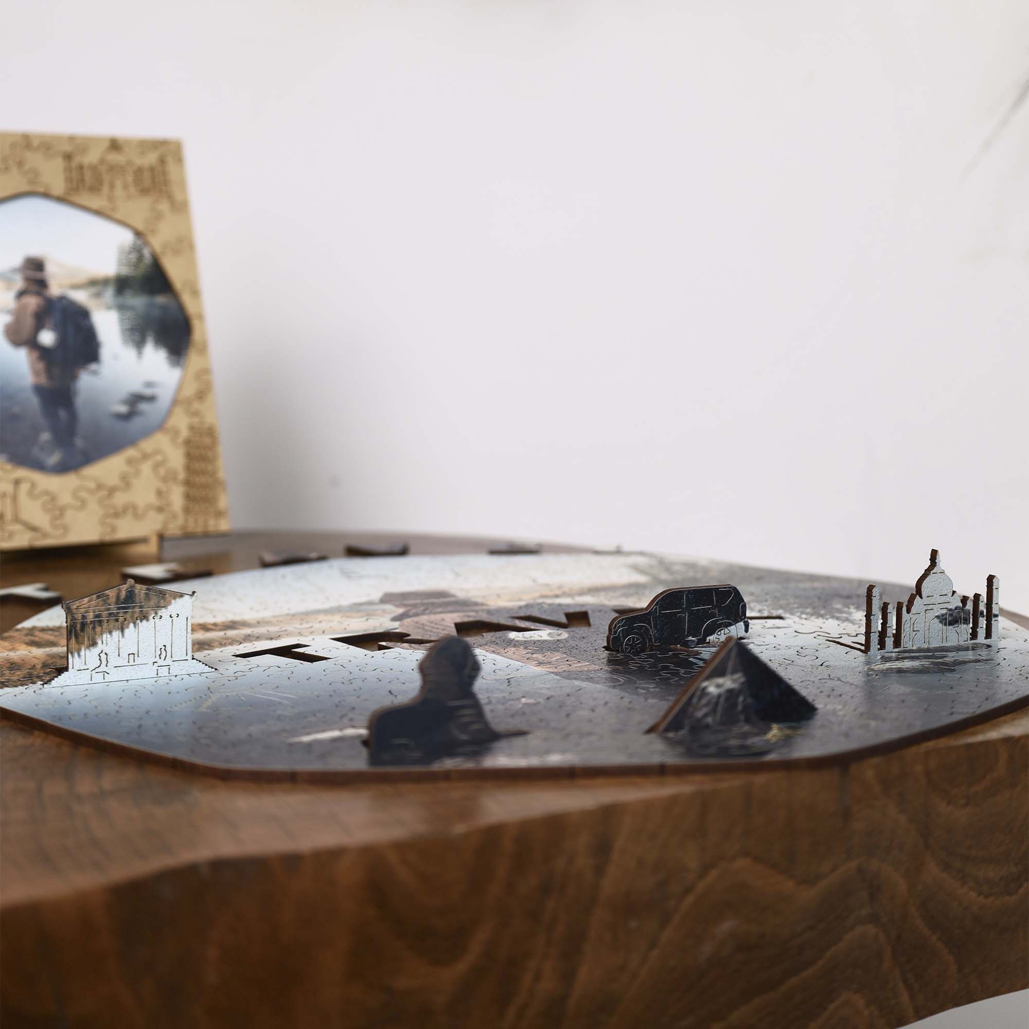Custom Wooden Jigsaw Puzzle Photo Puzzle - Travel