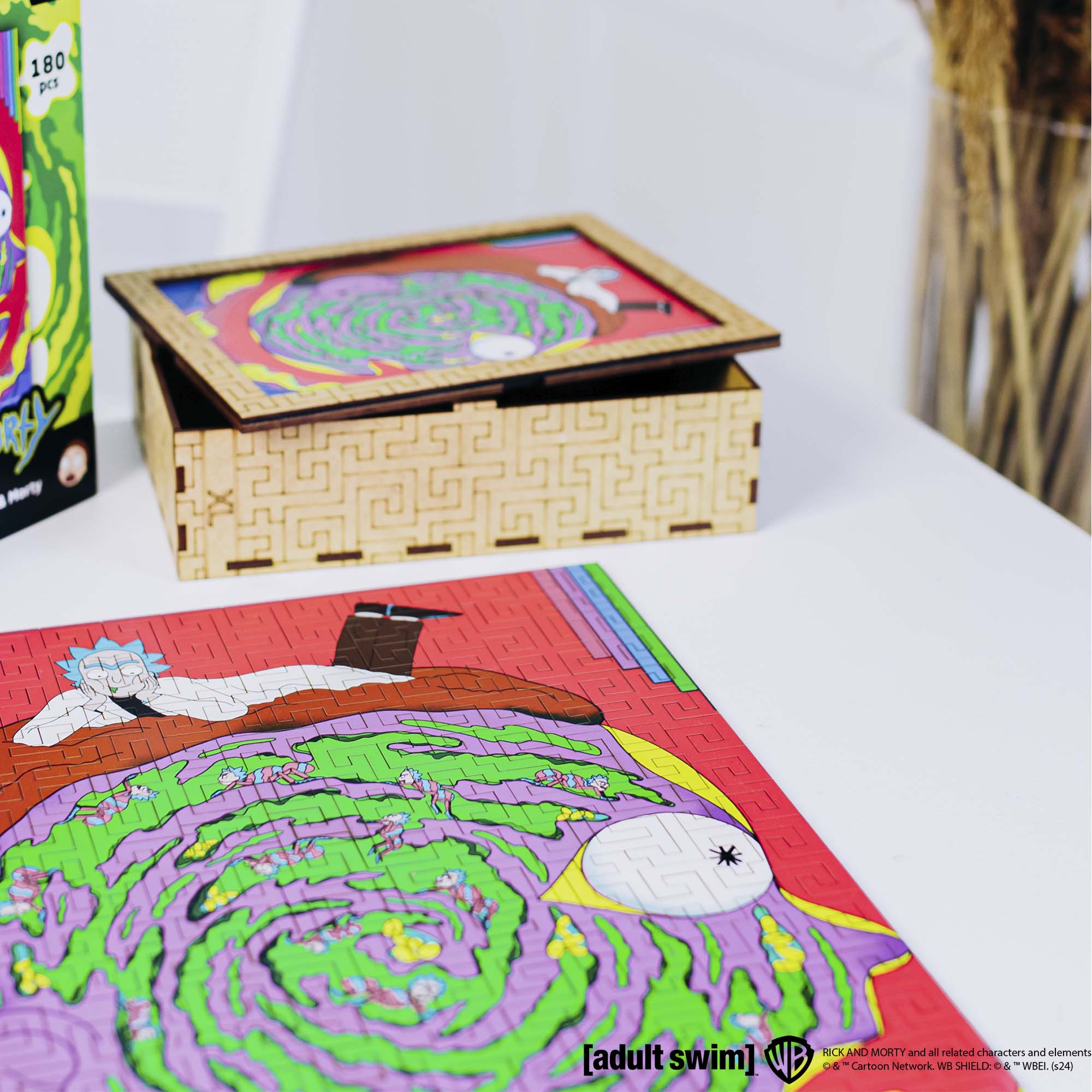 Wooden jigsaw maze puzzle Rick&Morty™ Rick