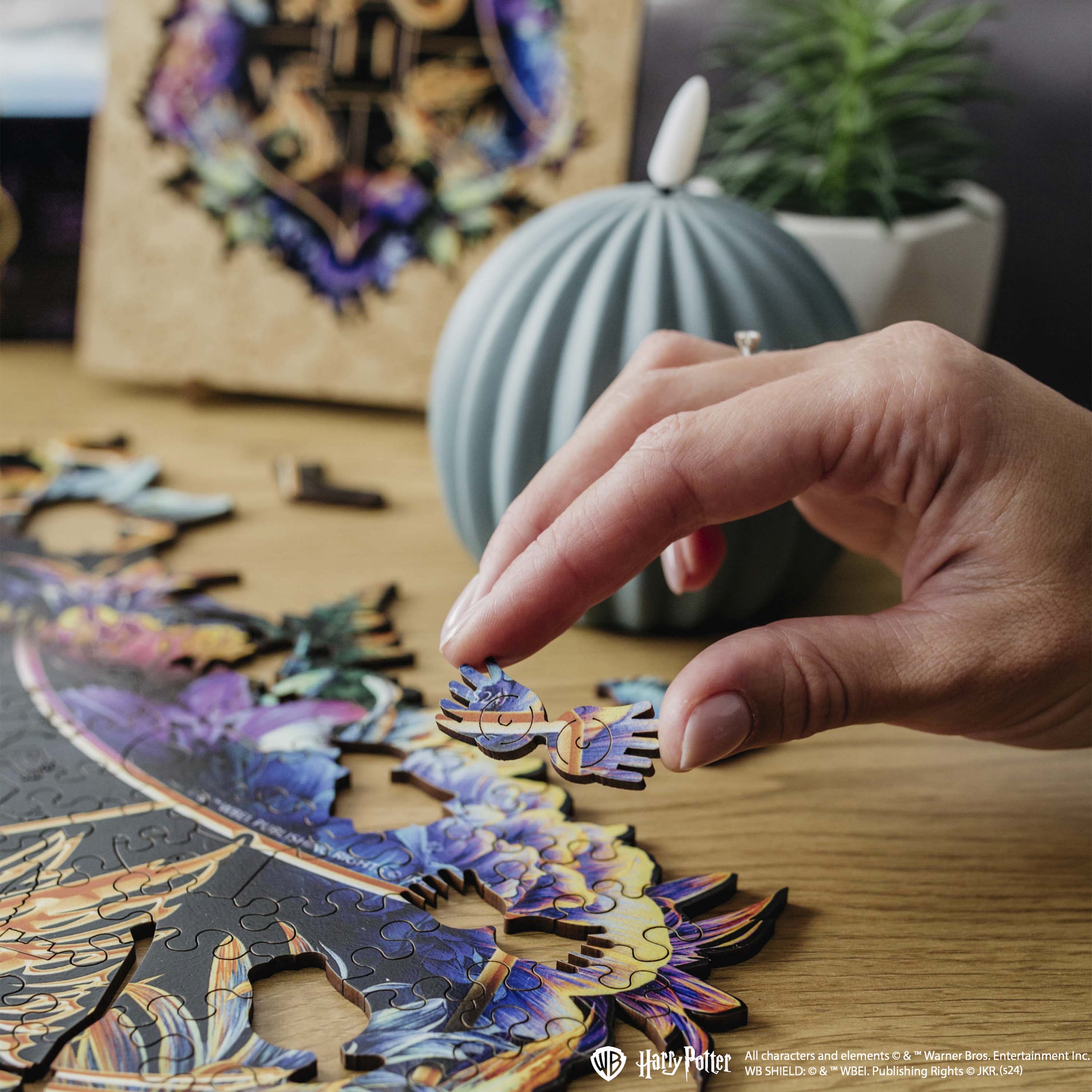 Wooden jigsaw classic puzzle Harry Potter Hogwarts™ (Neonly)