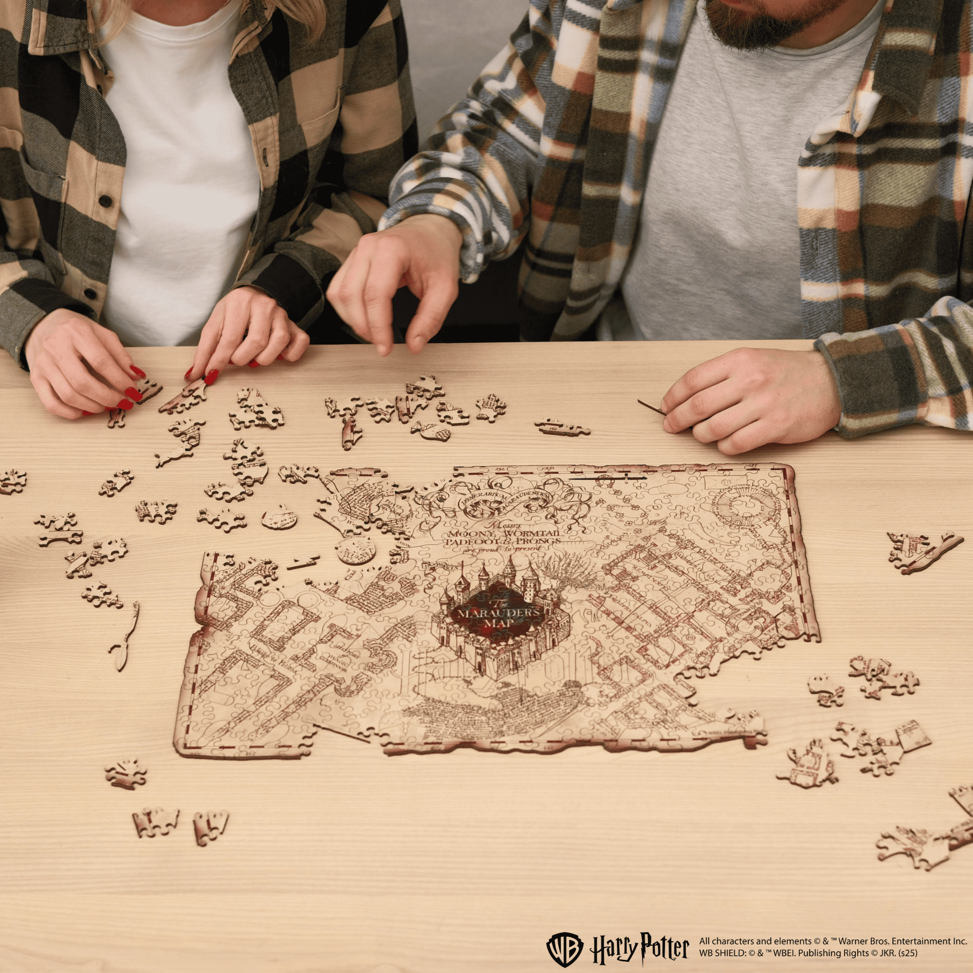 Wooden jigsaw puzzle Harry Potter™ Marauder’s Map