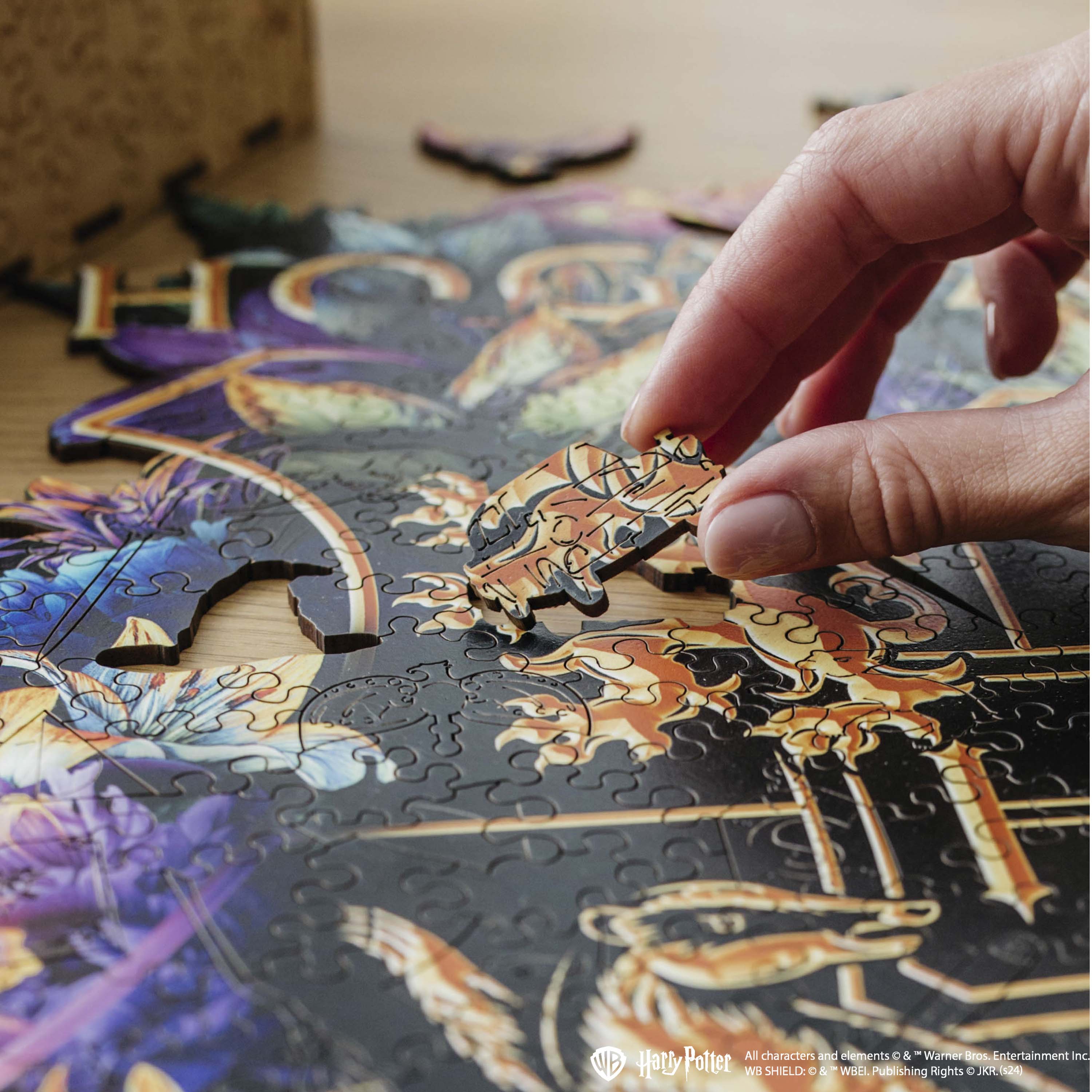 Wooden jigsaw classic puzzle Harry Potter Hogwarts™ (Neonly)