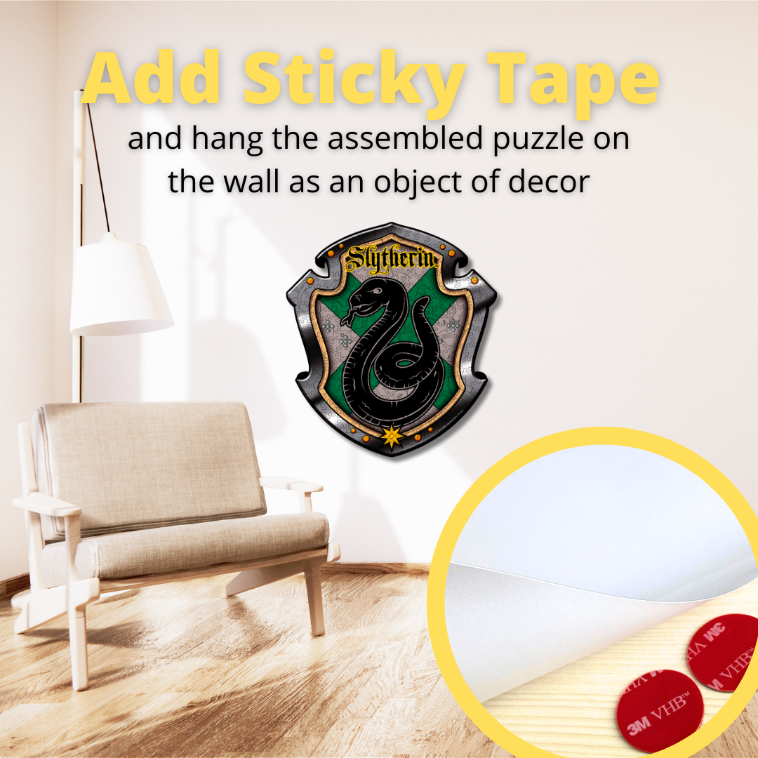 Wooden jigsaw puzzle Harry Potter Slytherin™