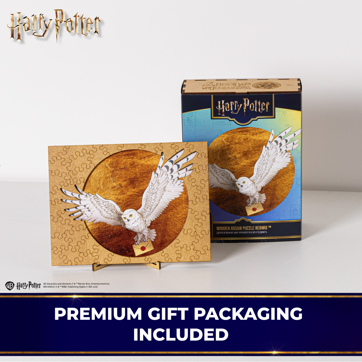 Wooden jigsaw puzzle Harry Potter Hedwig™