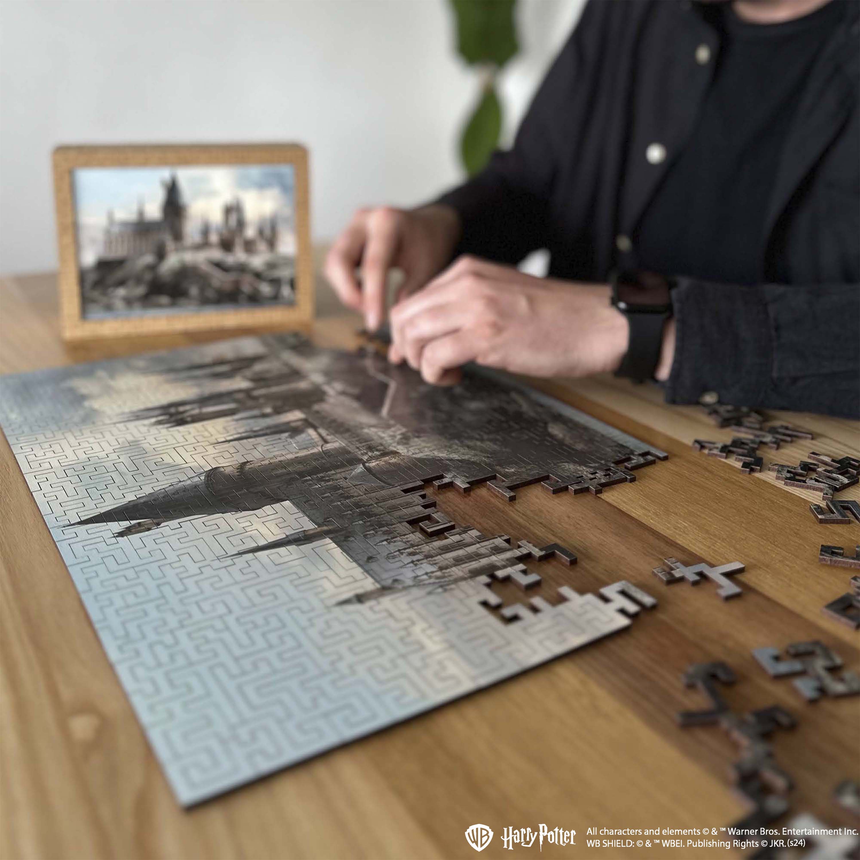 Wooden jigsaw maze puzzle Harry Potter Hogwarts Castle™