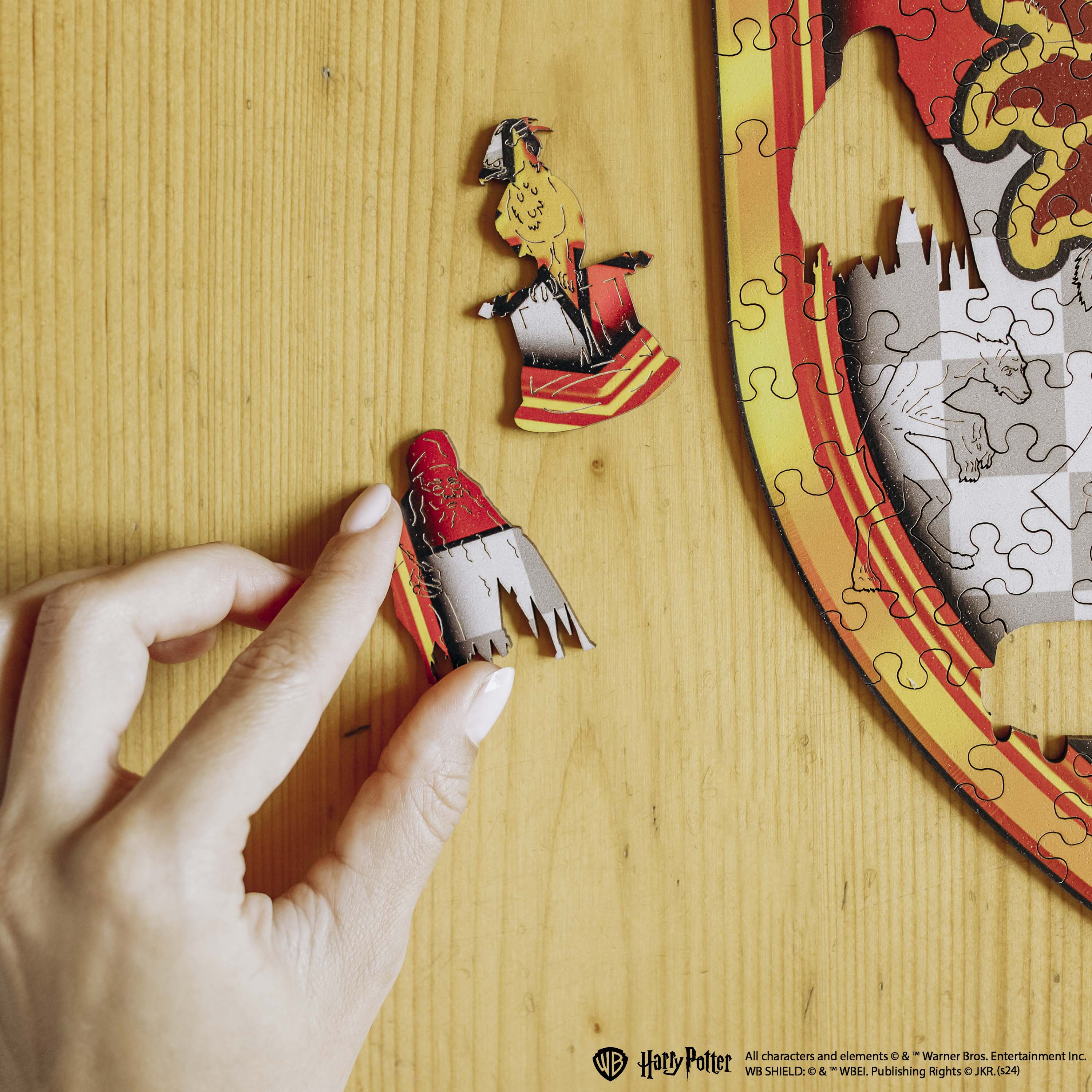 Wooden jigsaw puzzle Harry Potter Gryffindor™