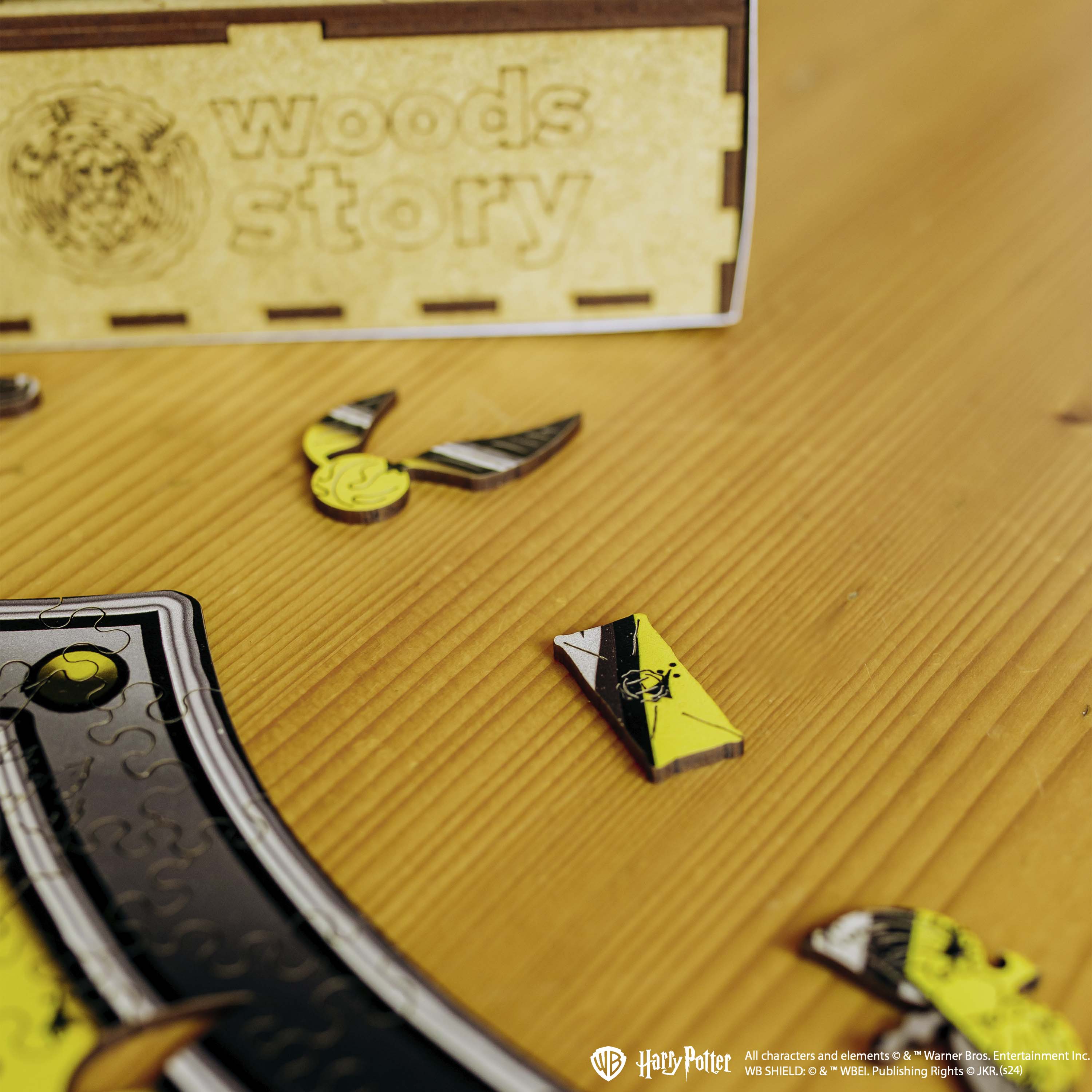 Wooden jigsaw puzzle Harry Potter Hufflepuff™