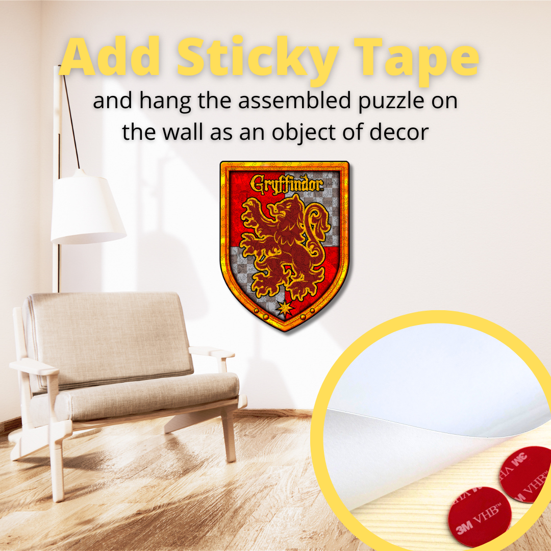 Wooden jigsaw puzzle Harry Potter Gryffindor™