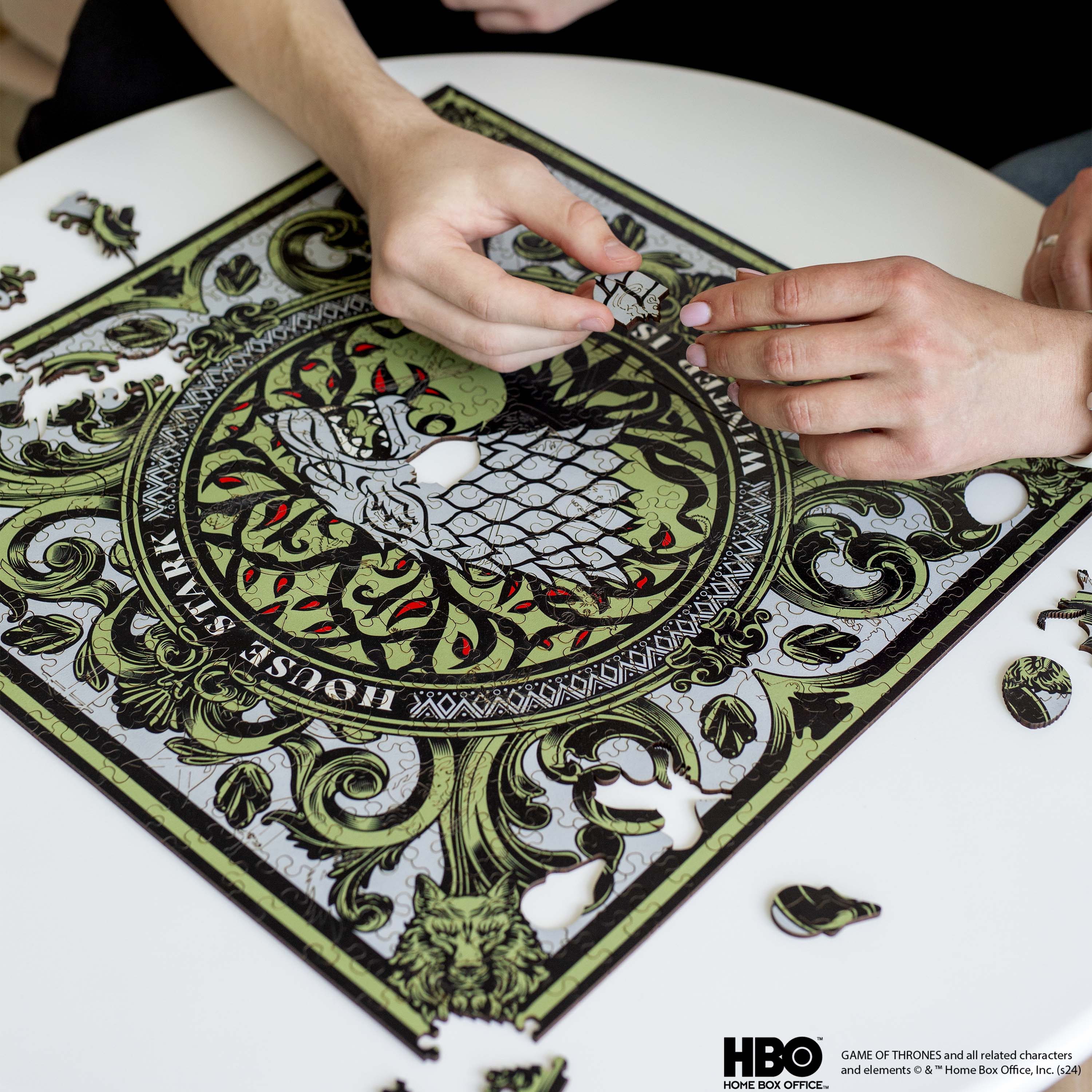 Wooden jigsaw puzzle Game of Thrones™ House Stark