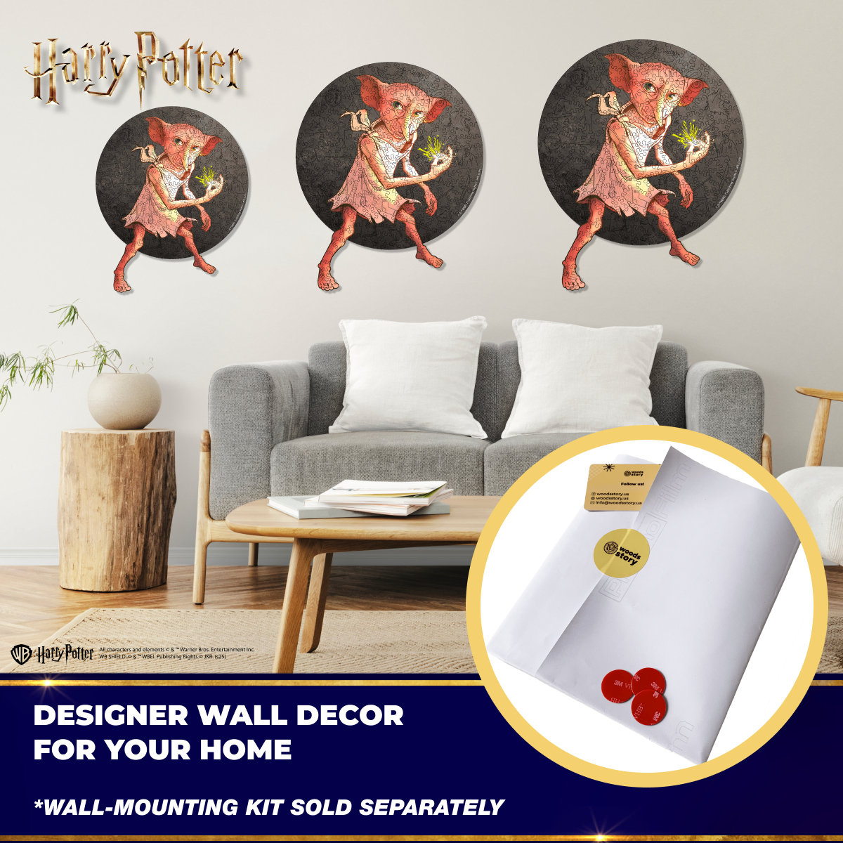 Wooden jigsaw puzzle Harry Potter Dobby™