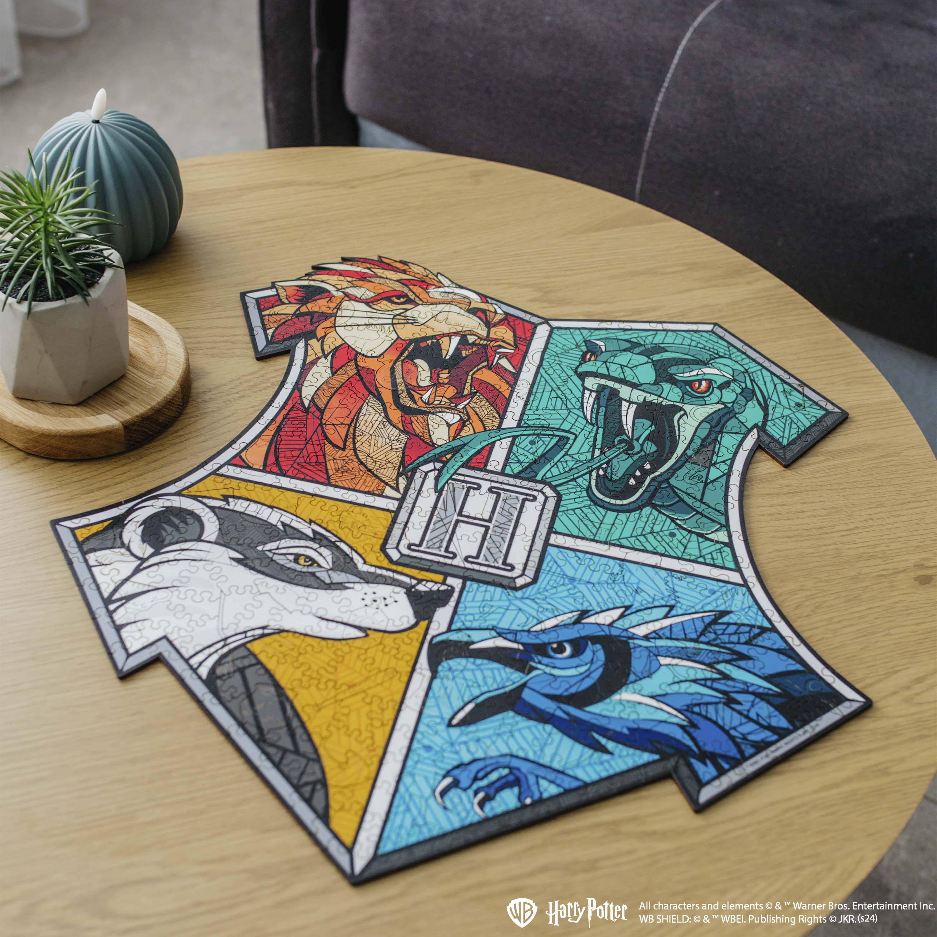 Wooden jigsaw classic puzzle Harry Potter Hogwarts™ (Colorful)