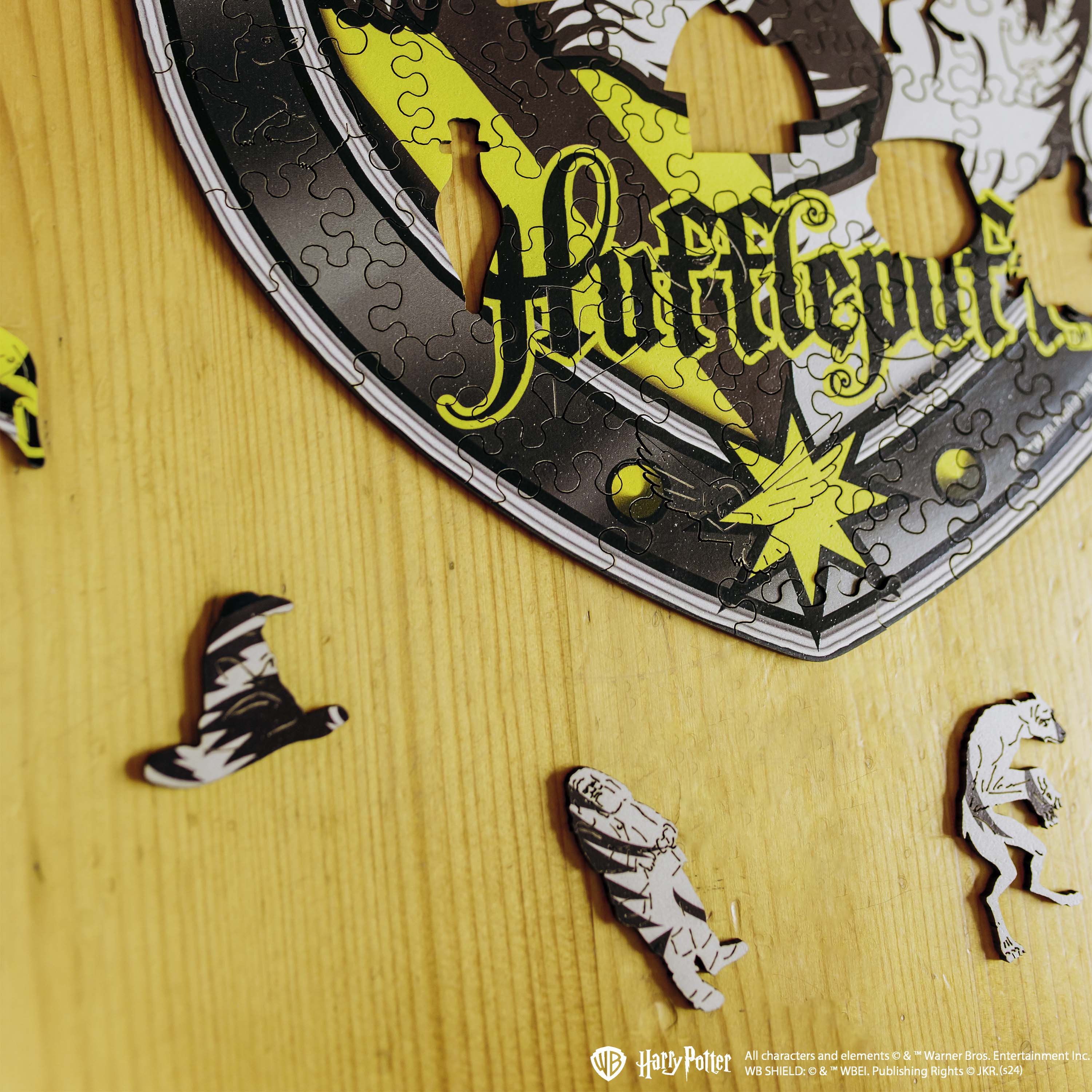 Wooden jigsaw puzzle Harry Potter Hufflepuff™