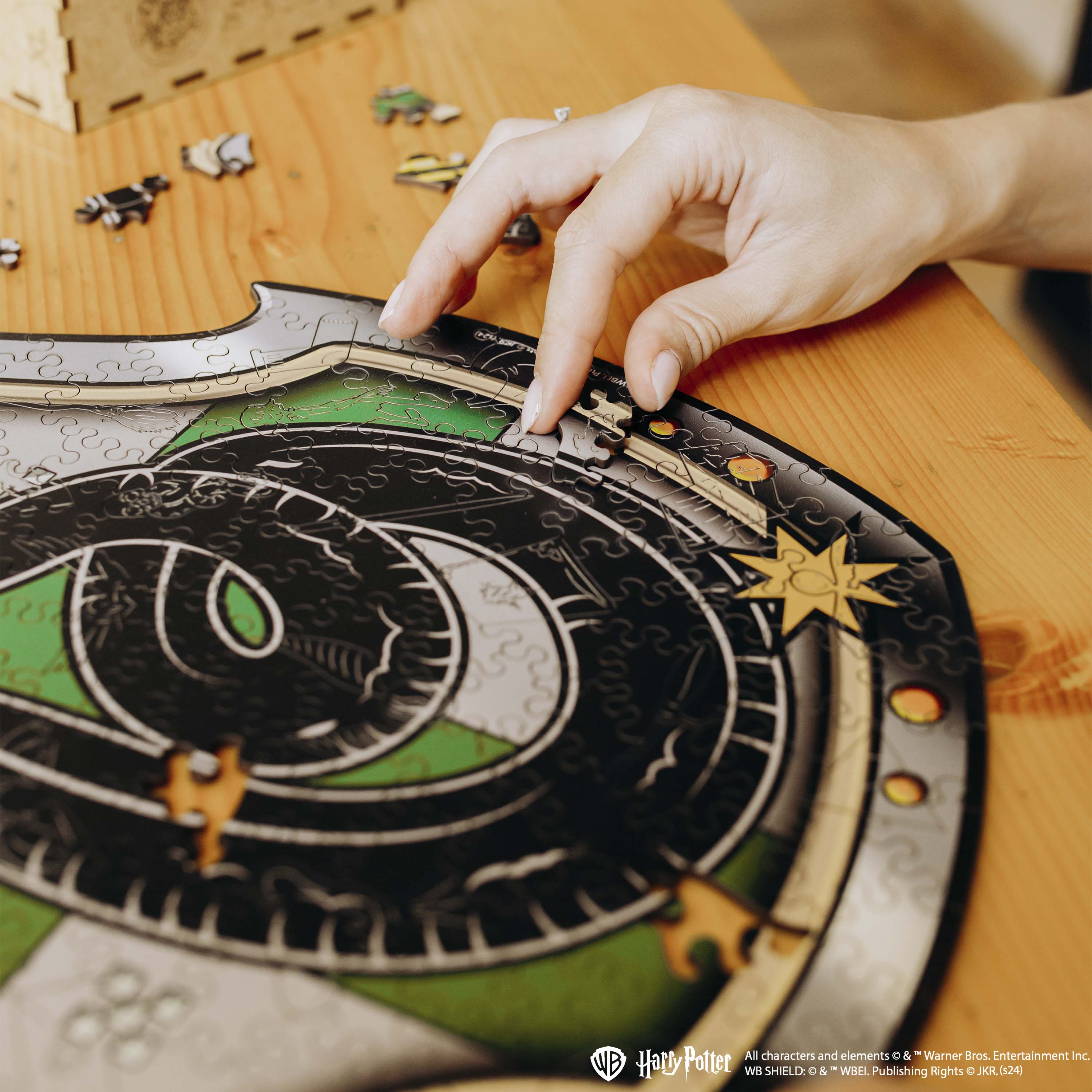 Wooden jigsaw puzzle Harry Potter Slytherin™