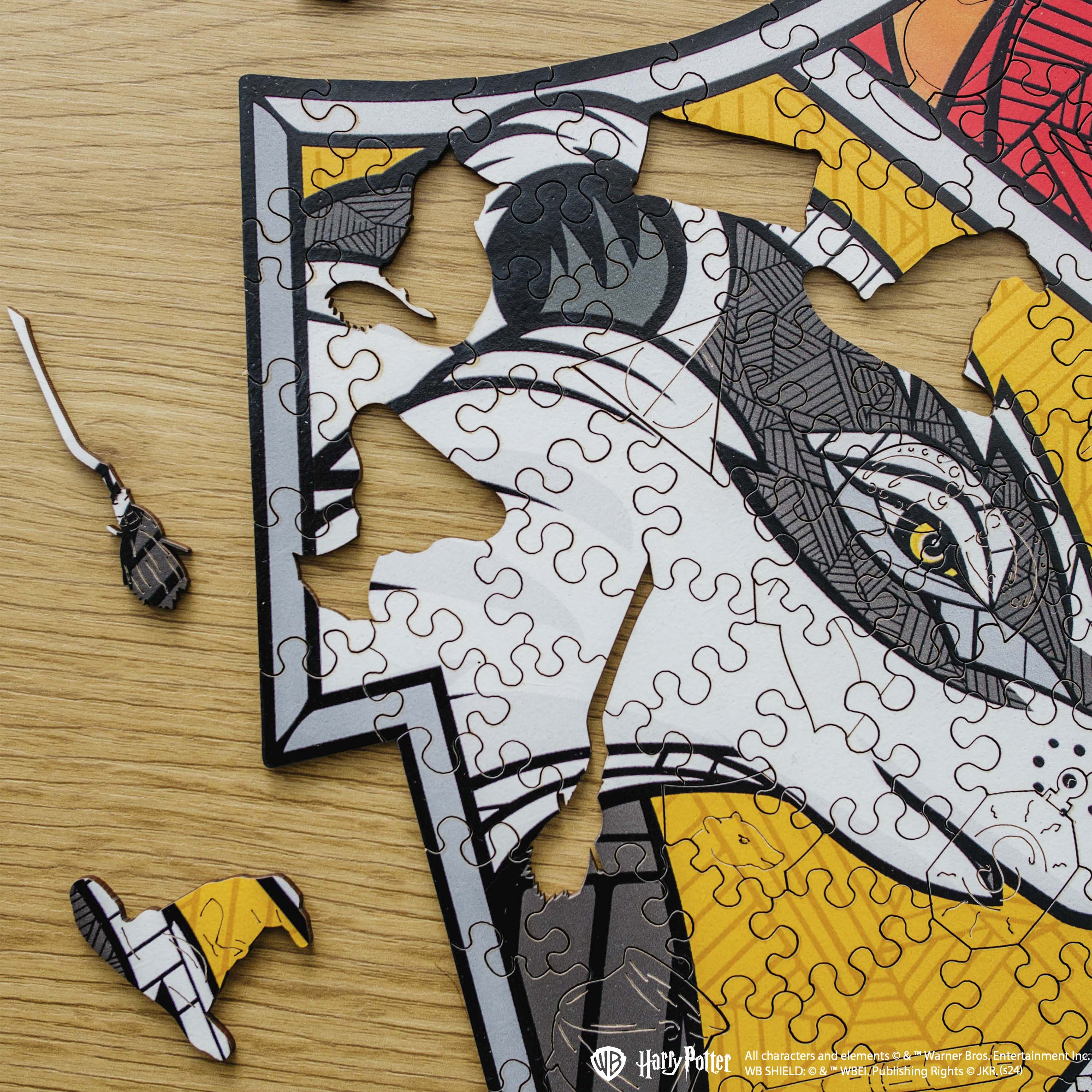 Wooden jigsaw classic puzzle Harry Potter Hogwarts™ (Colorful)