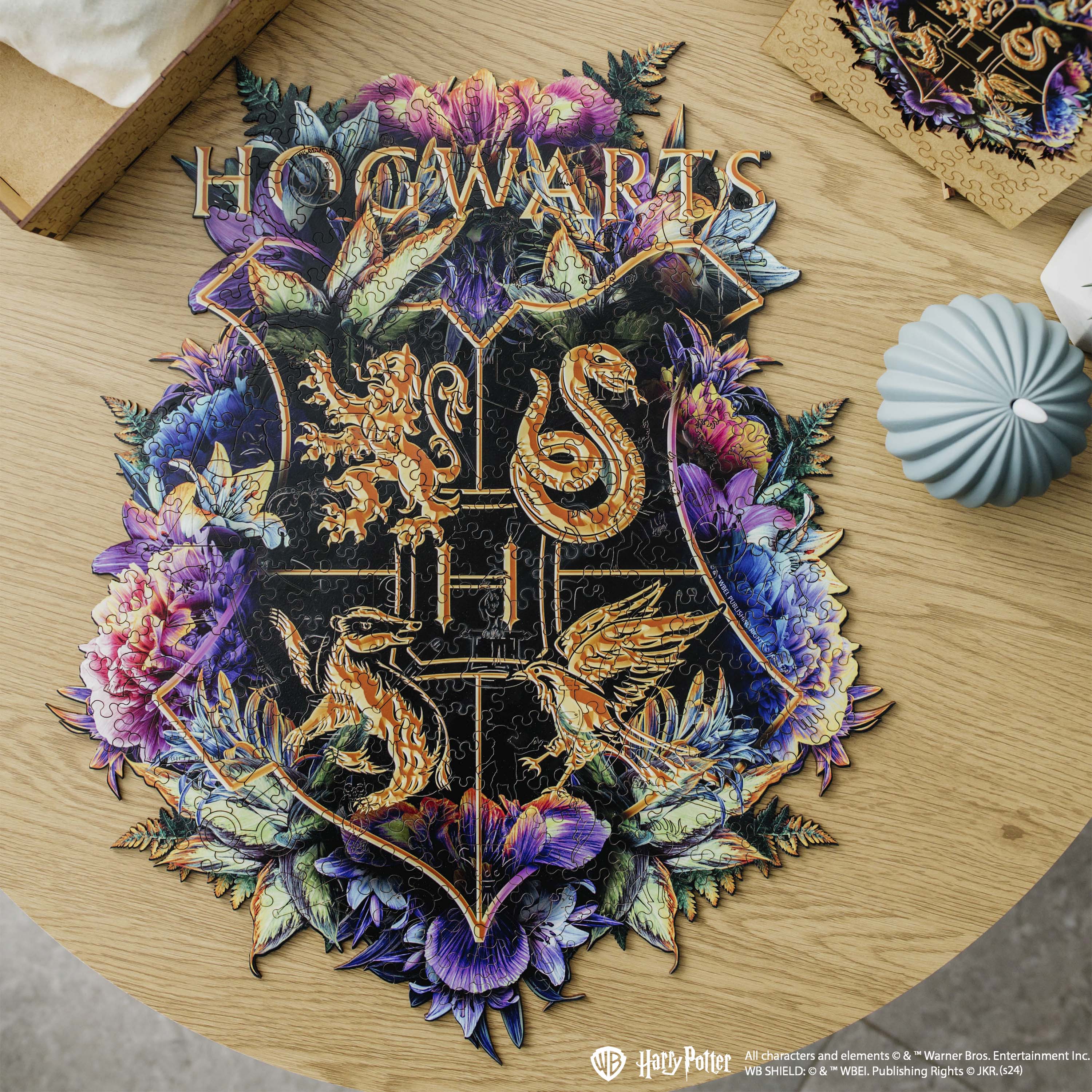 Wooden jigsaw classic puzzle Harry Potter Hogwarts™ (Neonly)