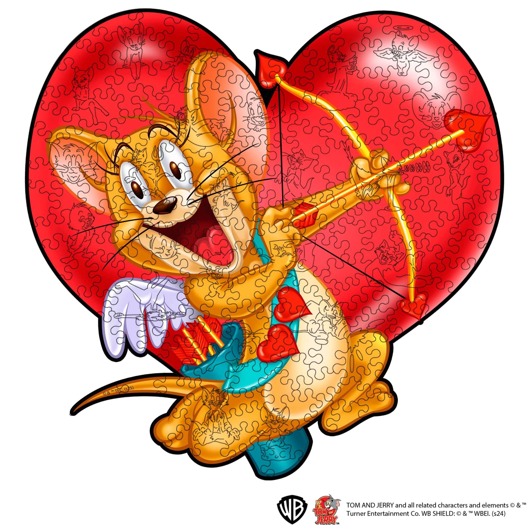 wooden tom & jerry puzzle