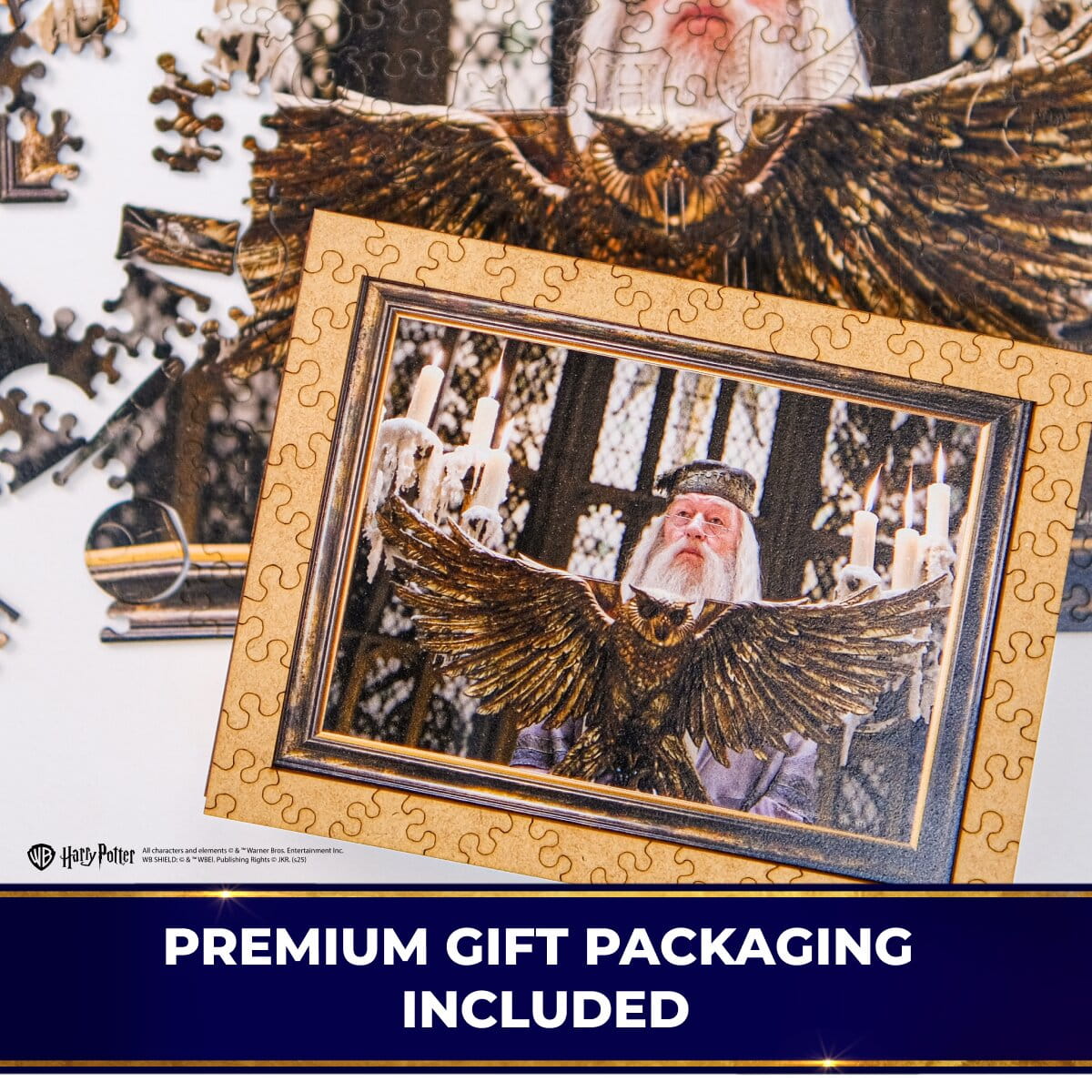 Jigsaw puzzle with a character and premium packaging included