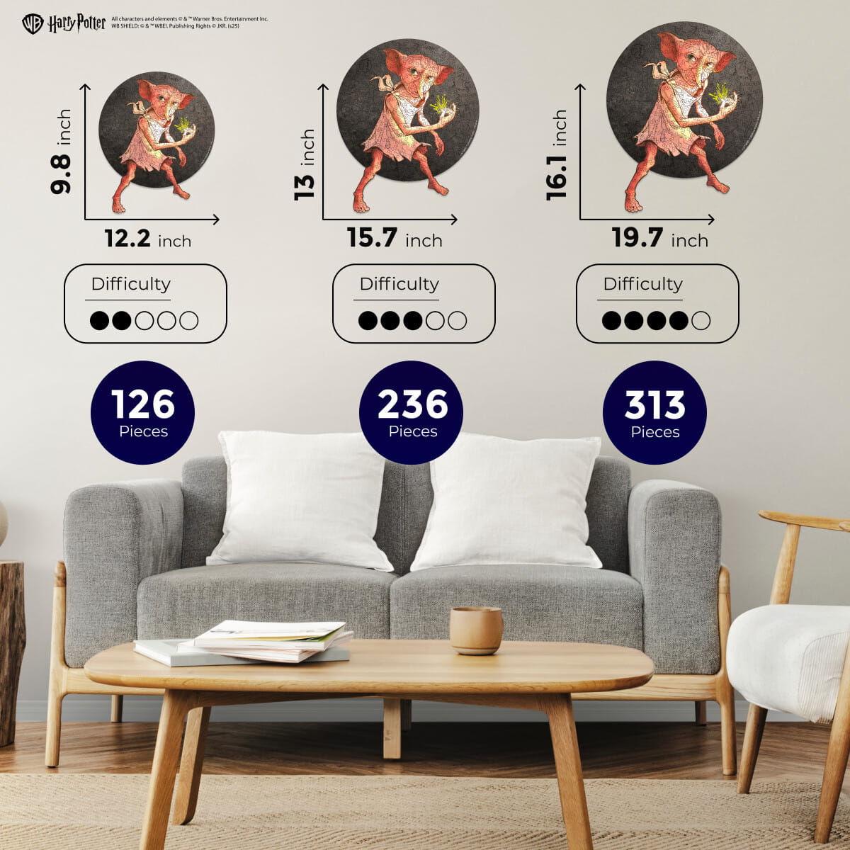 harry potter dobby puzzle