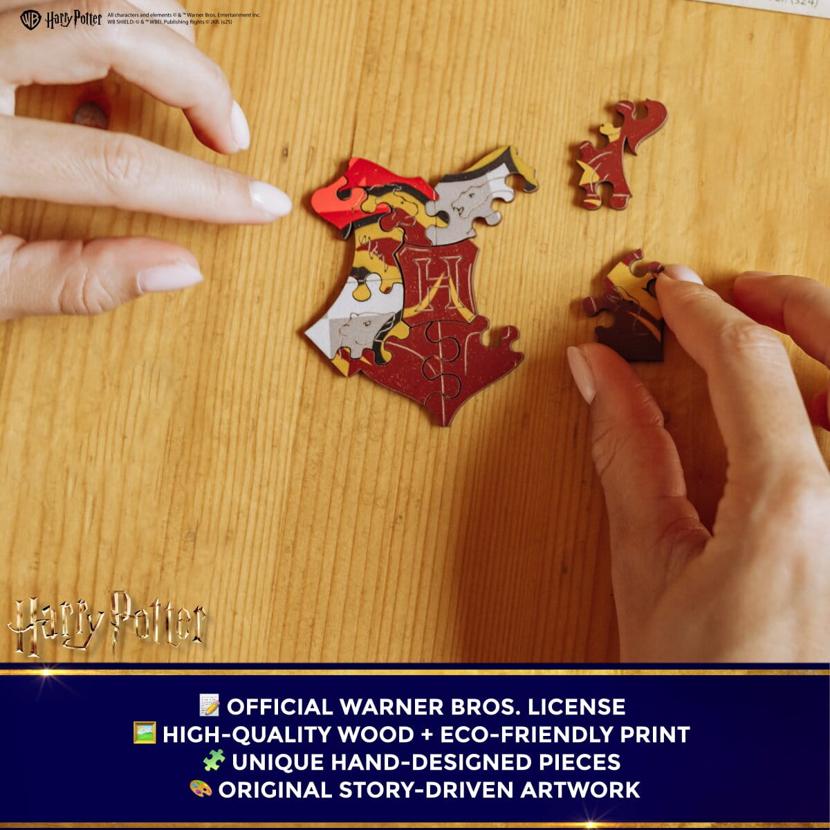 Wooden jigsaw puzzle Harry Potter Gryffindor™