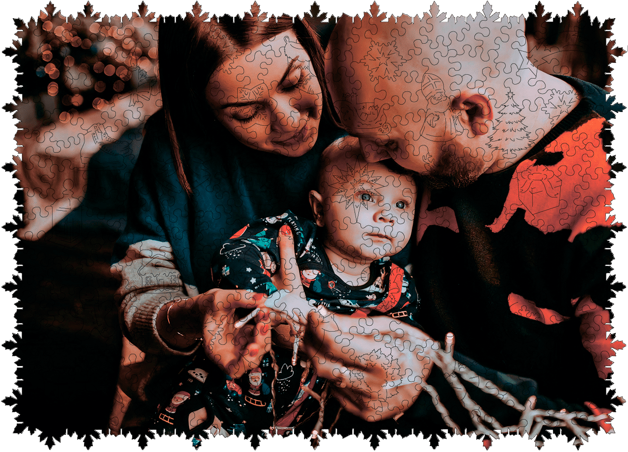 Christmas Memories Wooden Puzzle - Woods Story