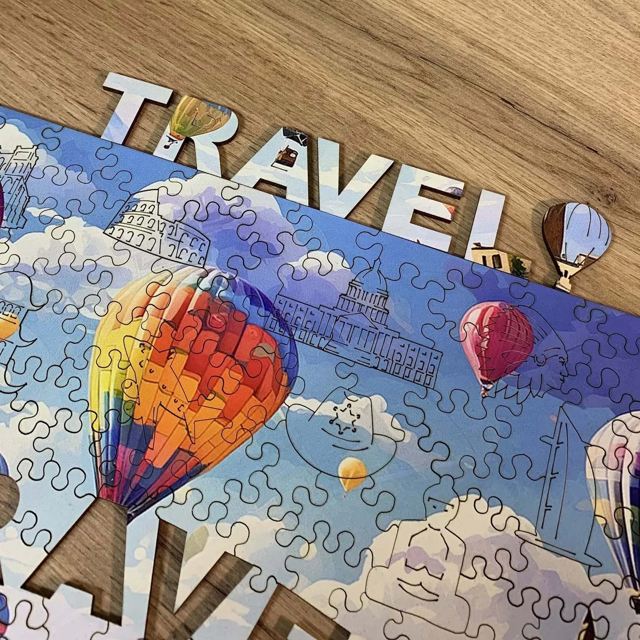 Custom Wooden Jigsaw Puzzle Travel - Woods Story