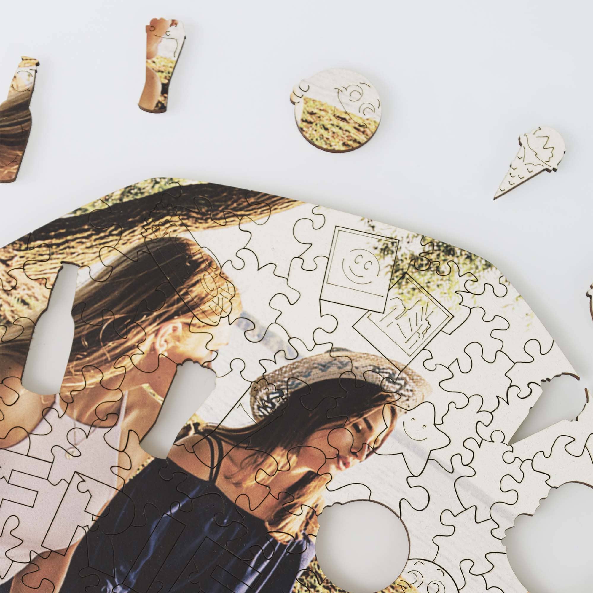 Custom Wooden Puzzle - Friends - Woods Story