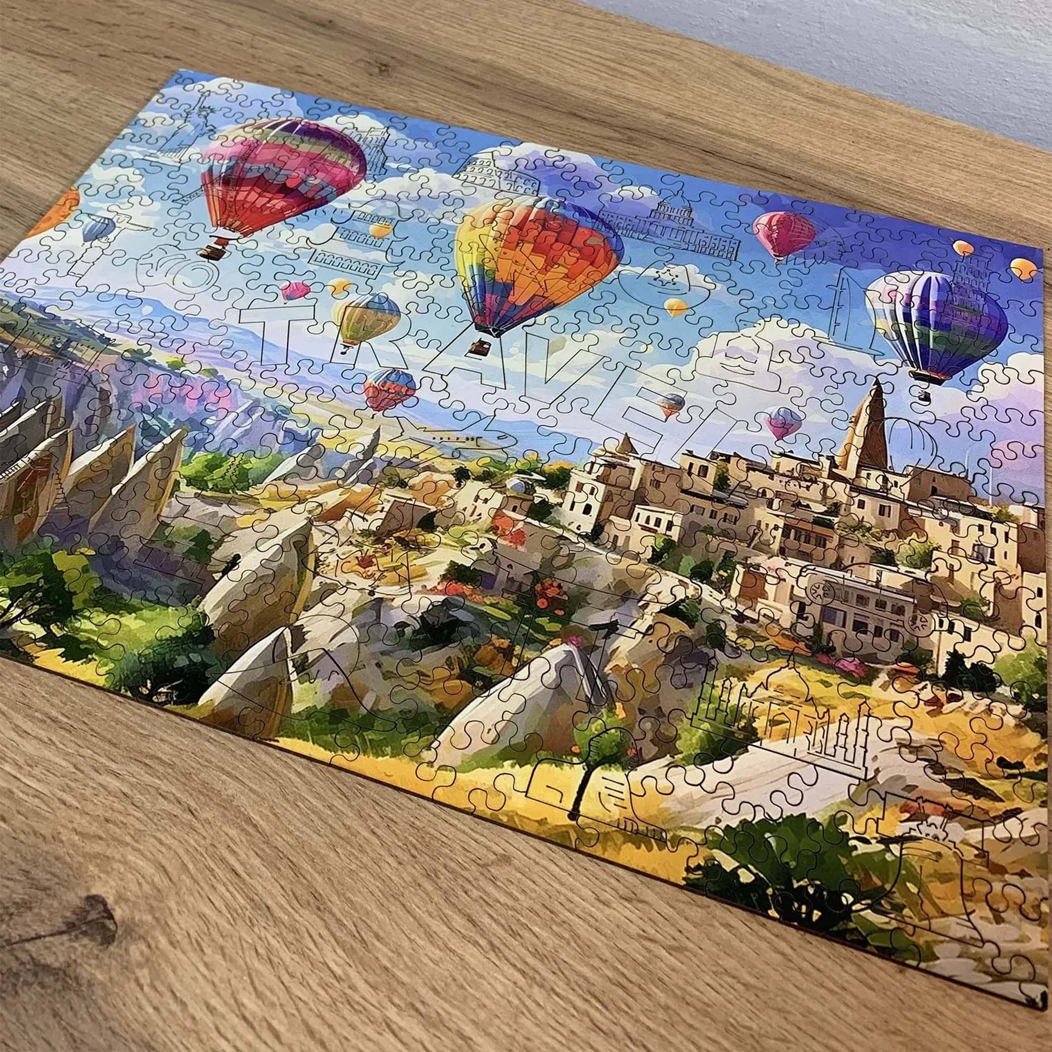 Custom Wooden Puzzle - Travel Memories - Woods Story