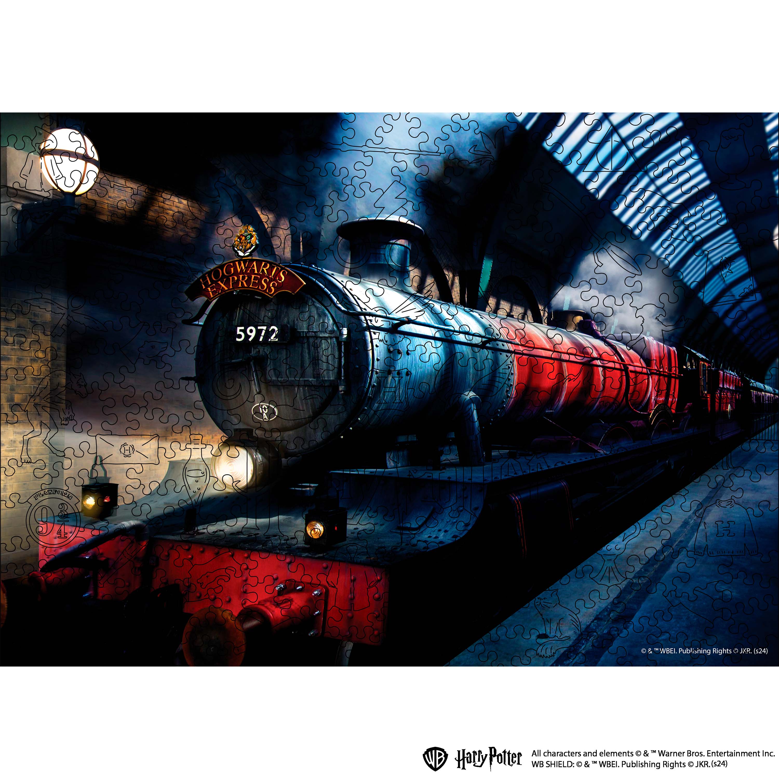 Wooden jigsaw puzzle Harry Potter Hogwarts Express™