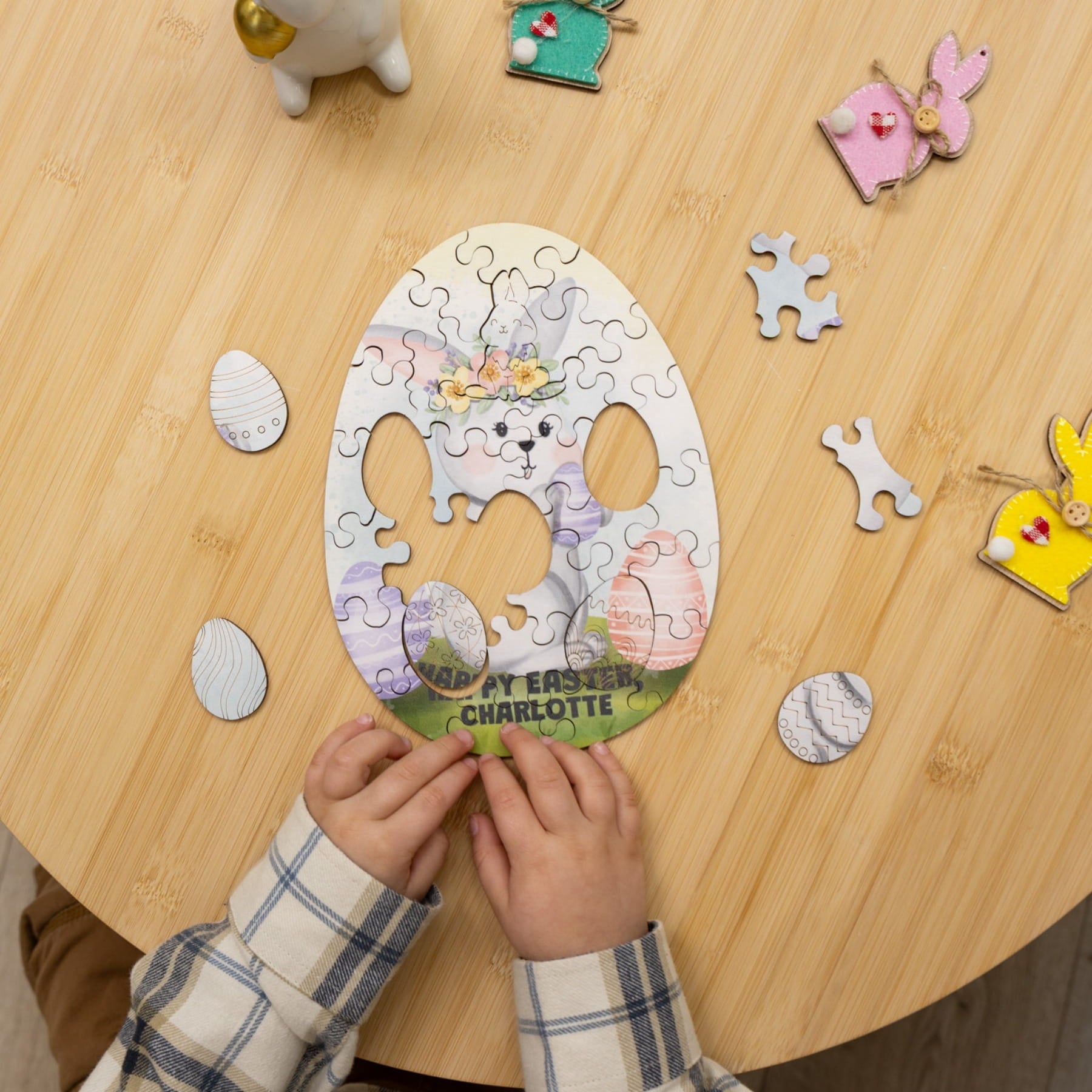 Easter Jigsaw Puzzles for Kids - Easter Bunny - Woods Story