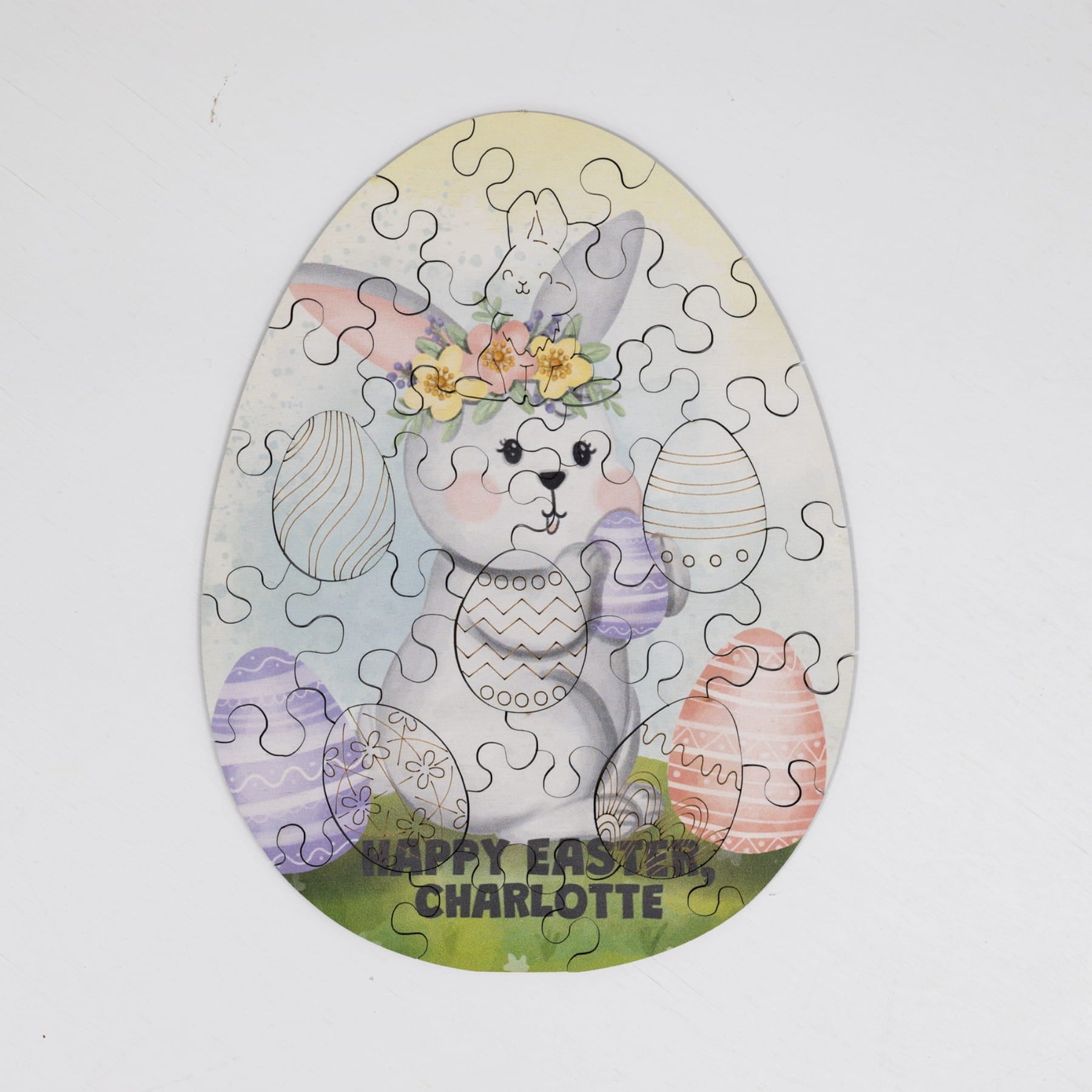 Easter Jigsaw Puzzles for Kids - Easter Bunny - Woods Story