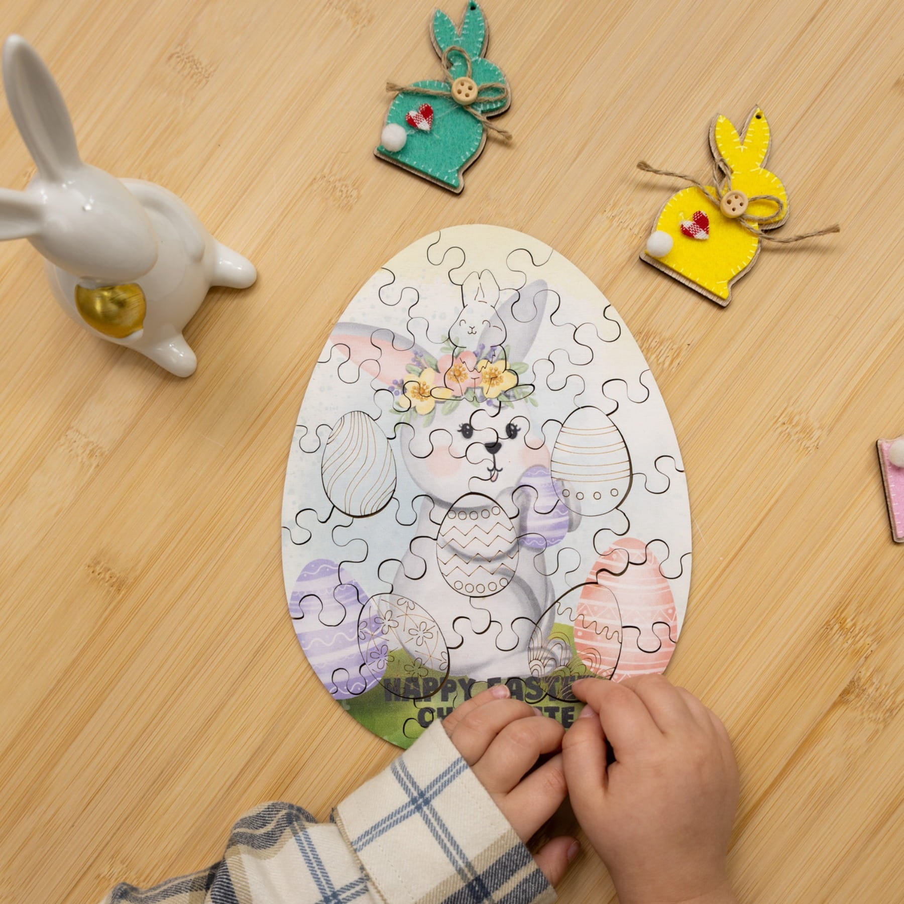 Easter Jigsaw Puzzles for Kids - Easter Bunny - Woods Story