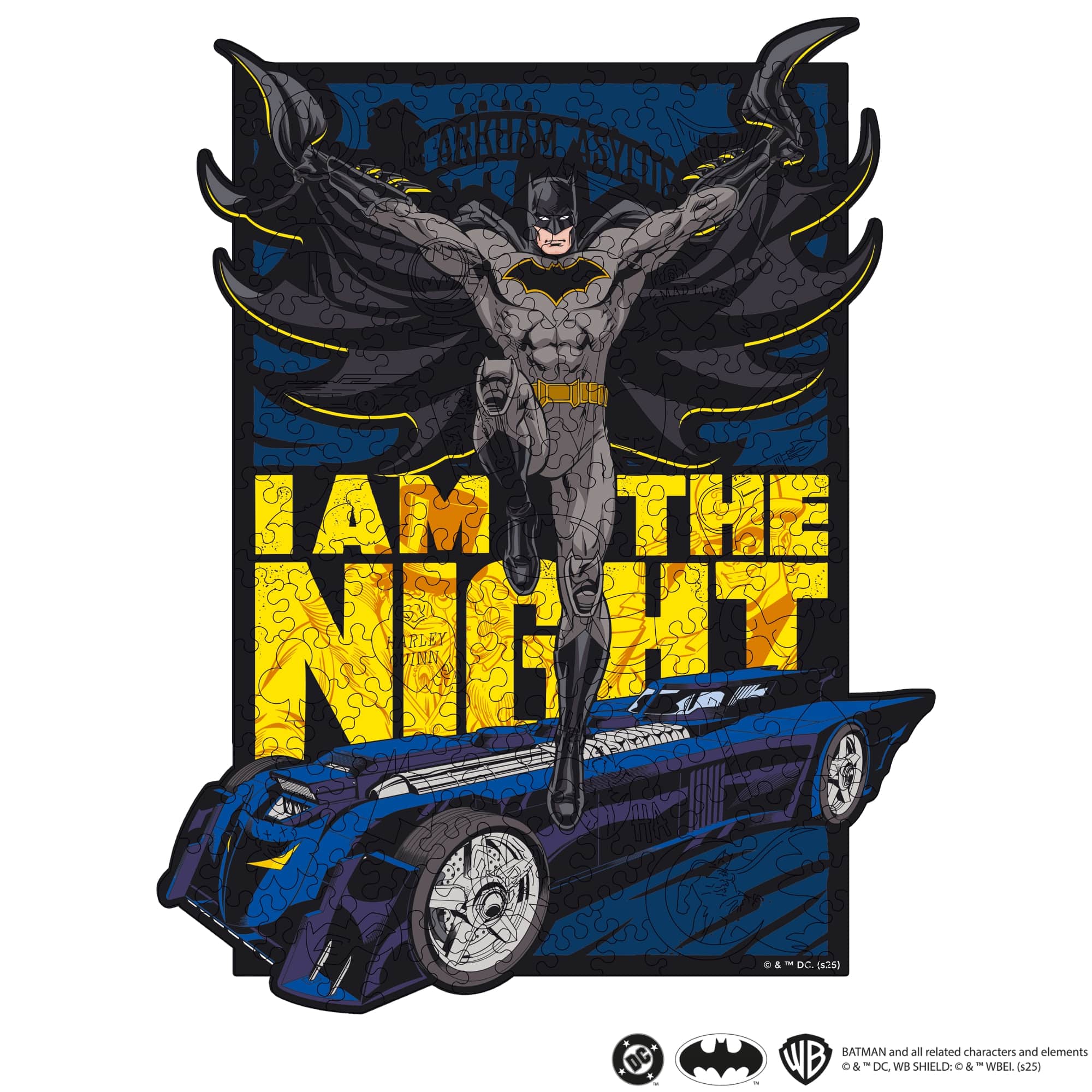 Figured Wooden Puzzle Batman™ - Woods Story