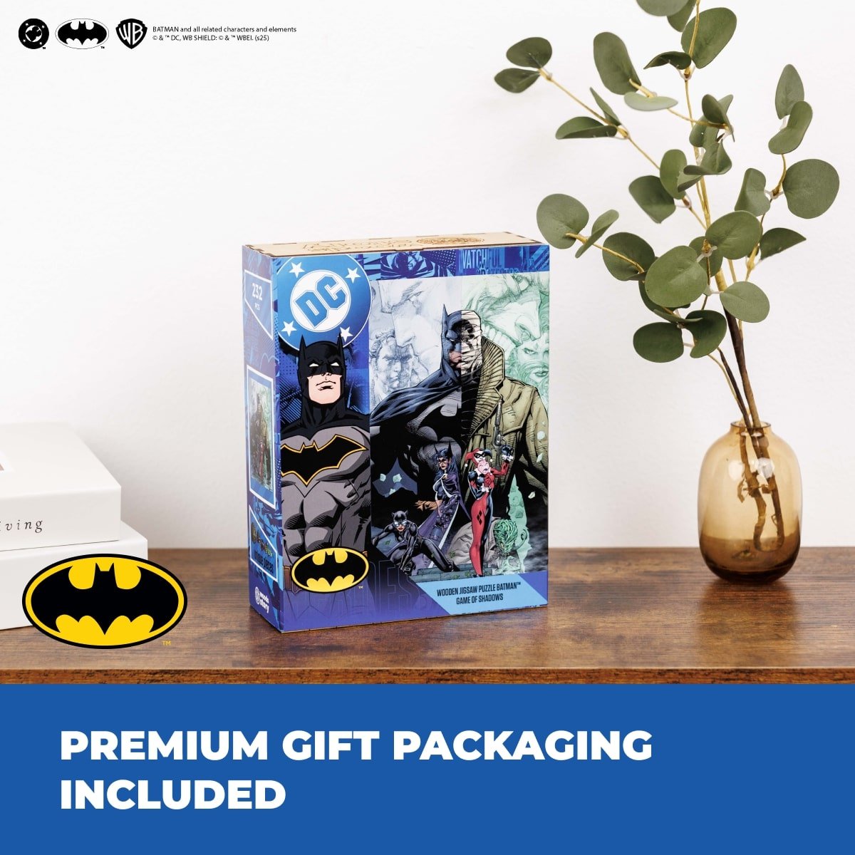 Figured Wooden Puzzle Batman™ - Game of Shadows - Woods Story