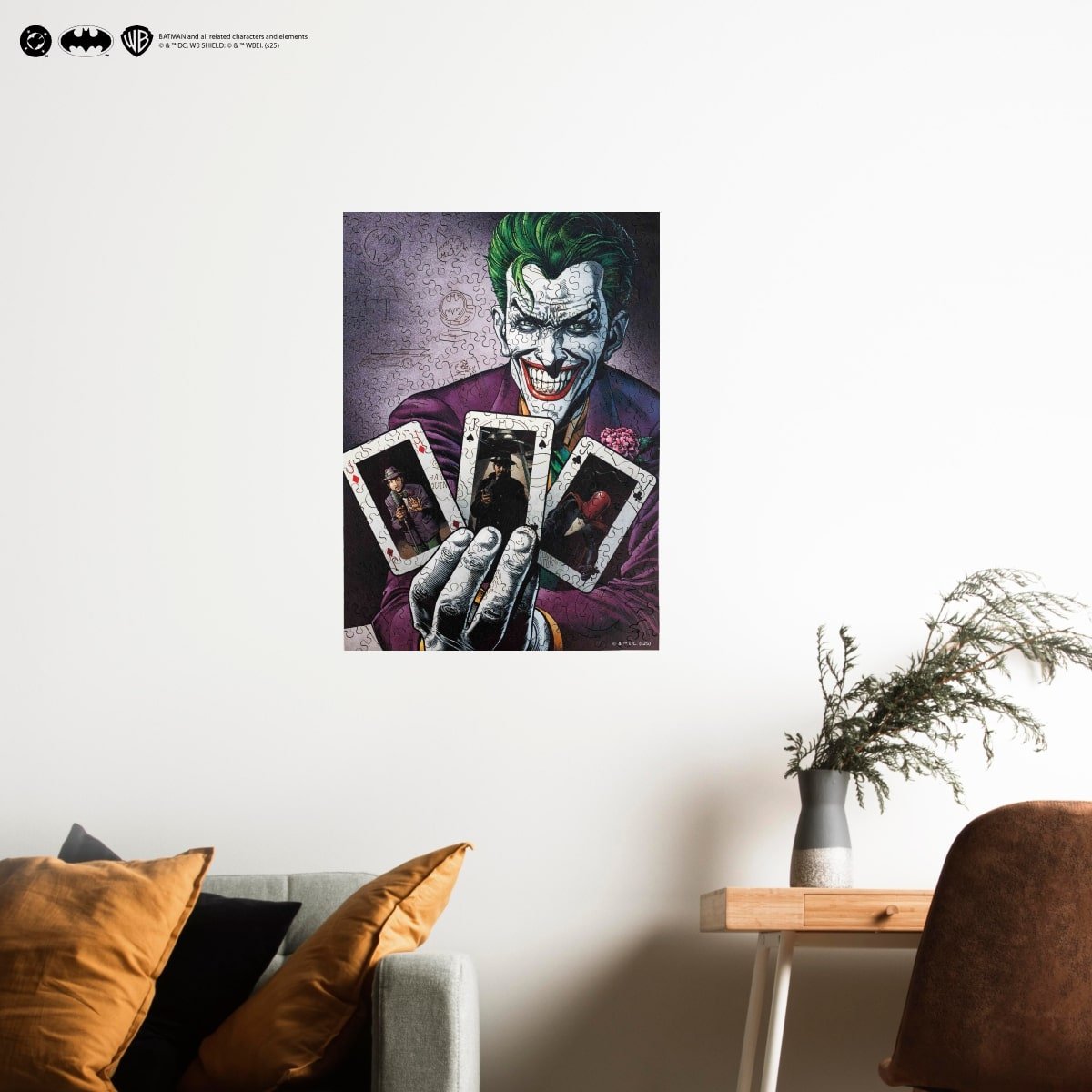 Figured Wooden Puzzle Batman™ - Joker: Cards of Fate - Woods Story