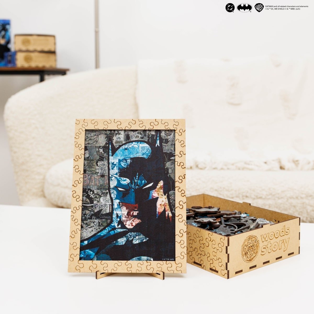 Figured Wooden Puzzle Batman™ - Shadow of Gotham - Woods Story