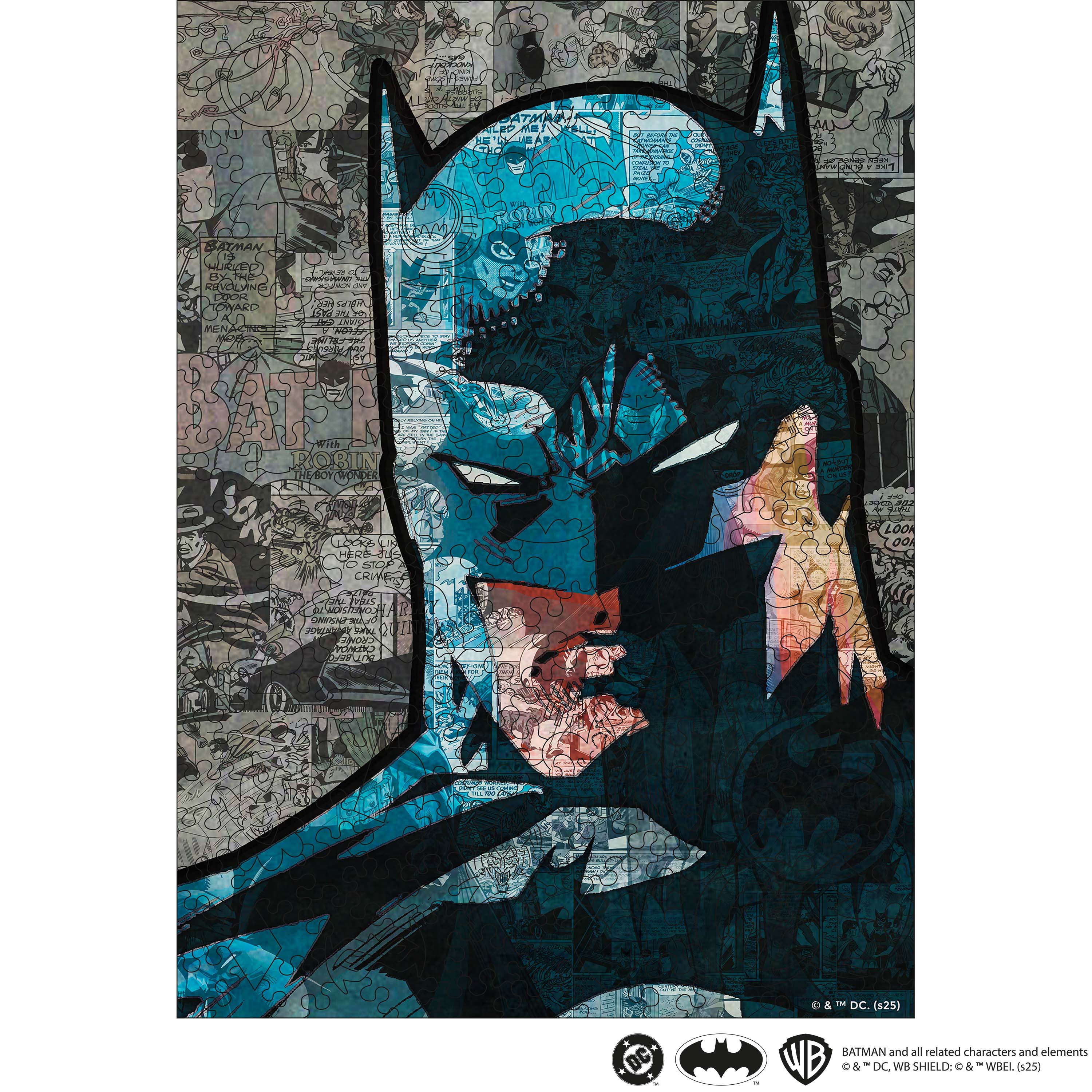 Figured Wooden Puzzle Batman™ - Shadow of Gotham - Woods Story