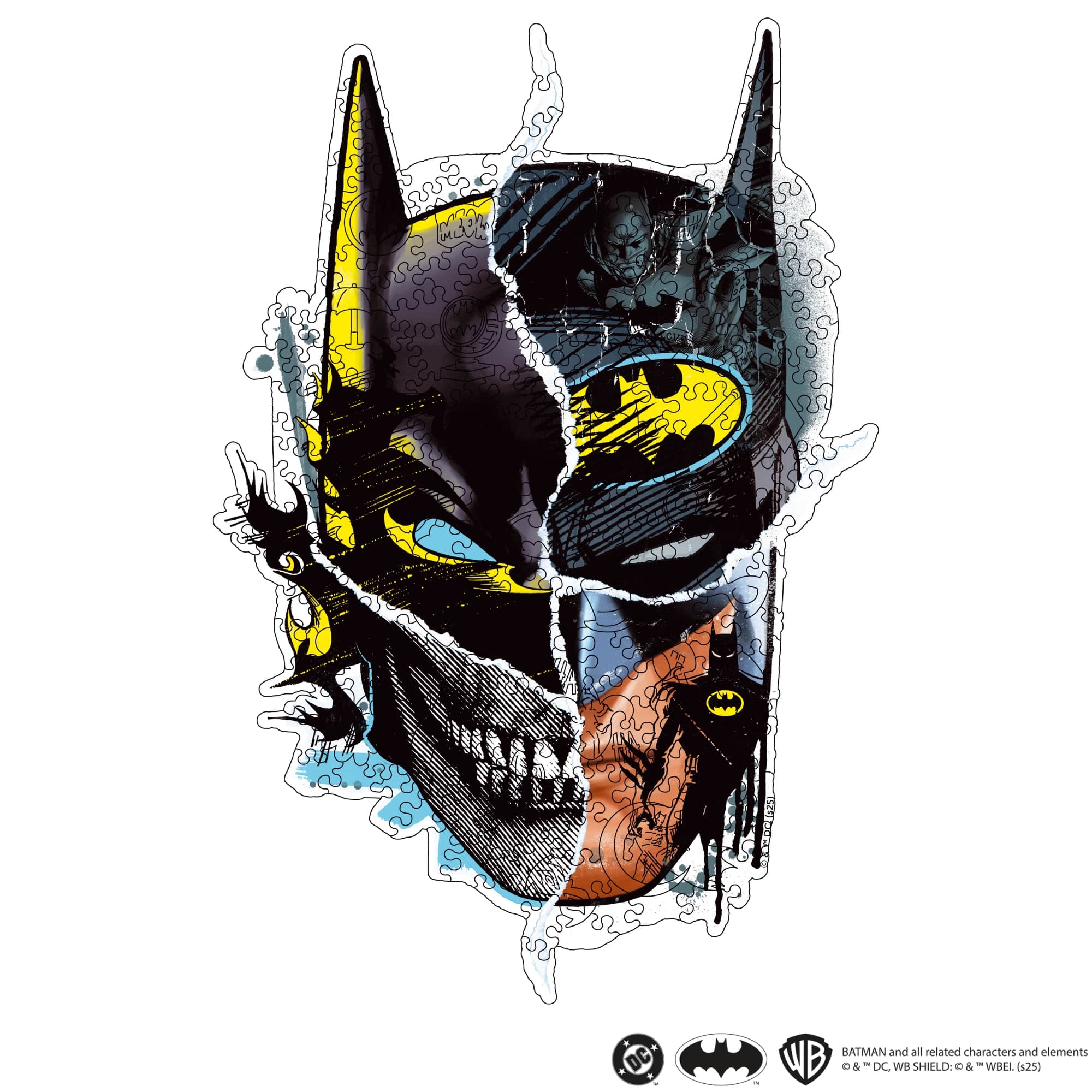 Figured Wooden Puzzle Batman™ - The Face of Darkness - Woods Story