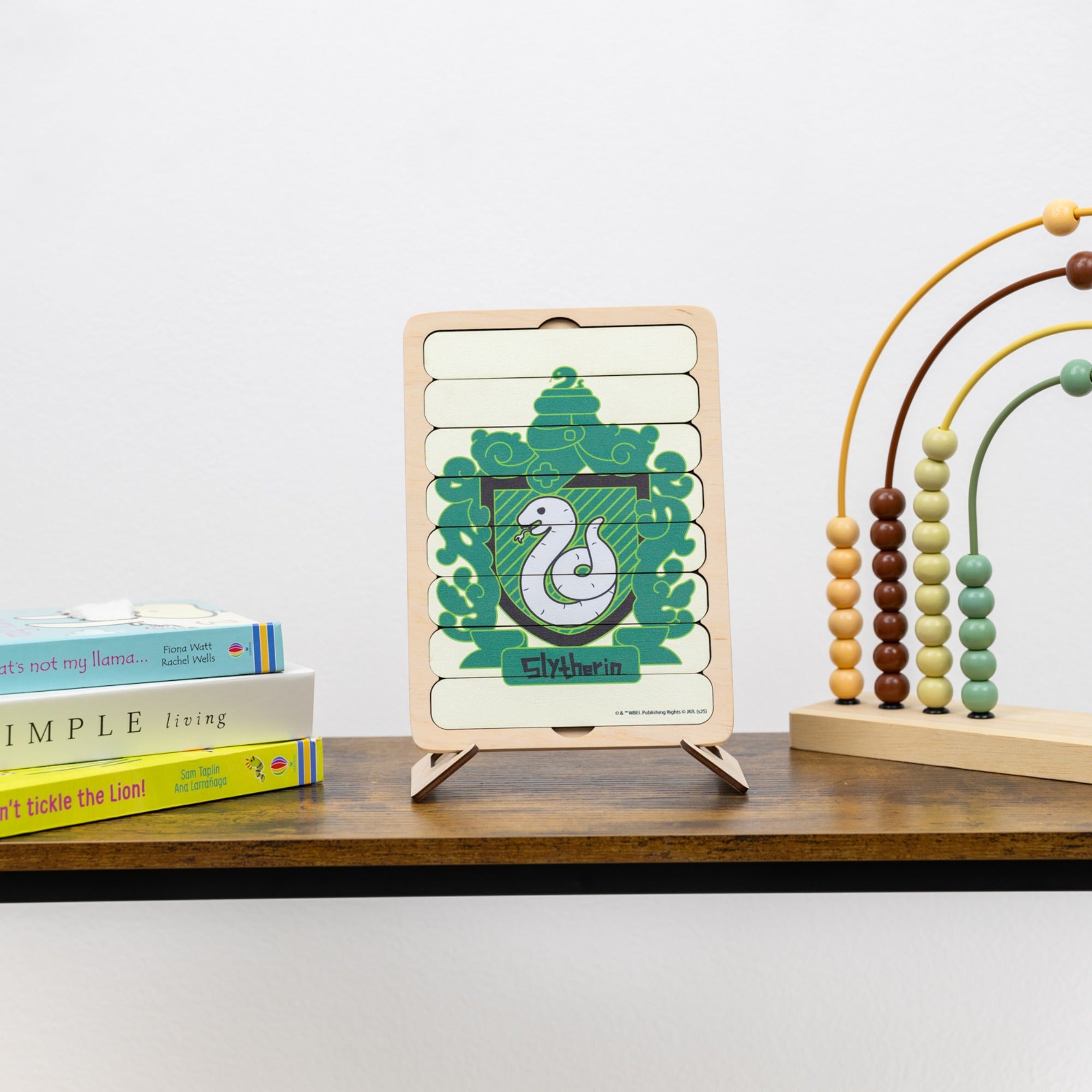 Montessori Wooden Puzzles Harry Potter - Slytherin Crest