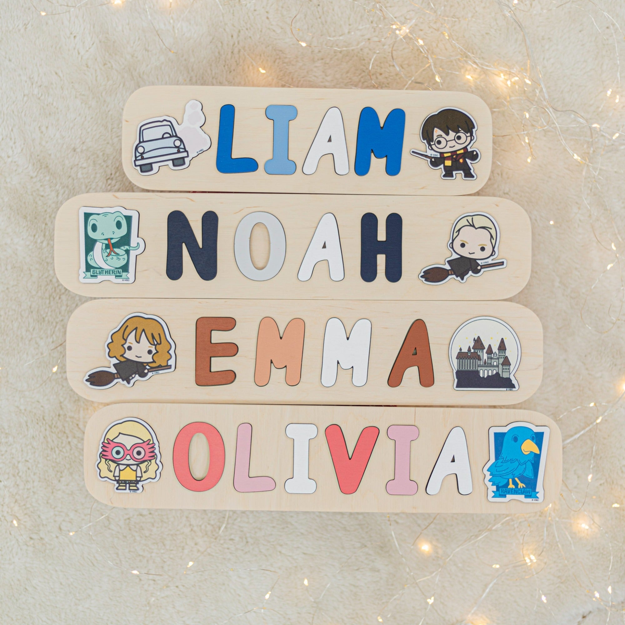 Harry Potter™ Personalized Wooden Nursery Puzzle - Woods Story