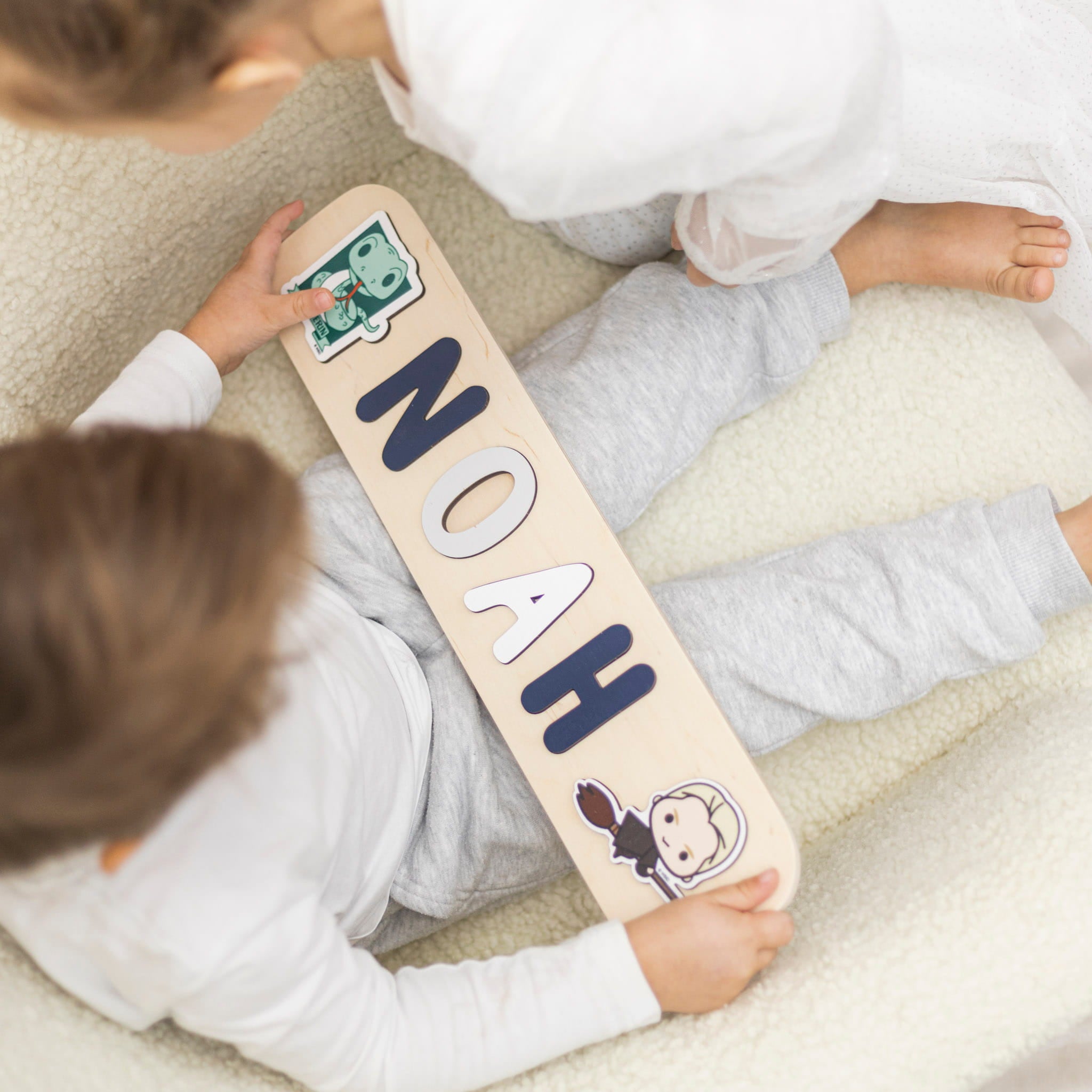Harry Potter™ Personalized Wooden Nursery Puzzle - Grey - Woods Story