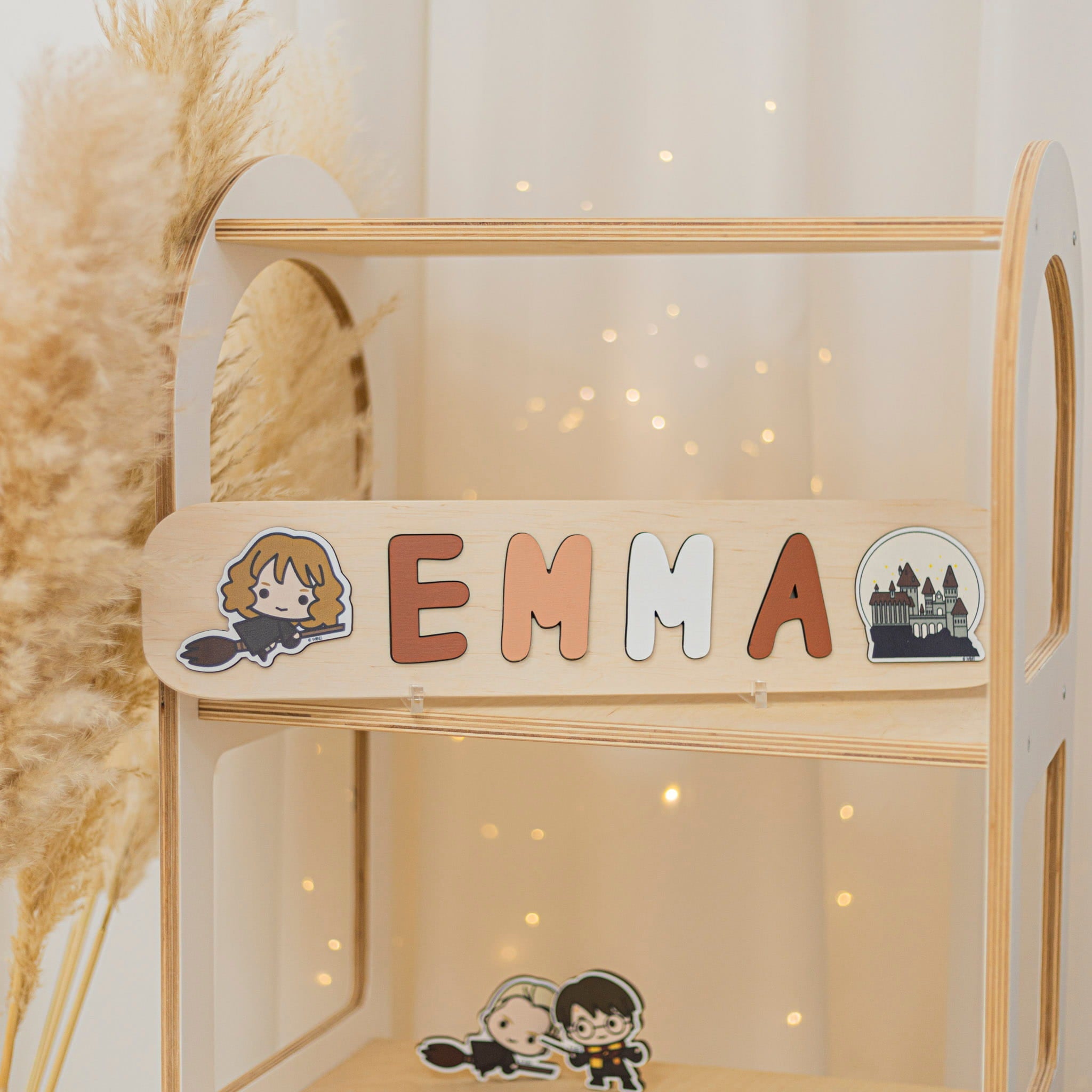 Harry Potter™ Personalized Wooden Nursery Puzzle - Orange - Woods Story