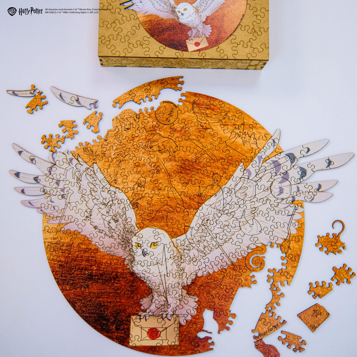 harry potter hedwig puzzle