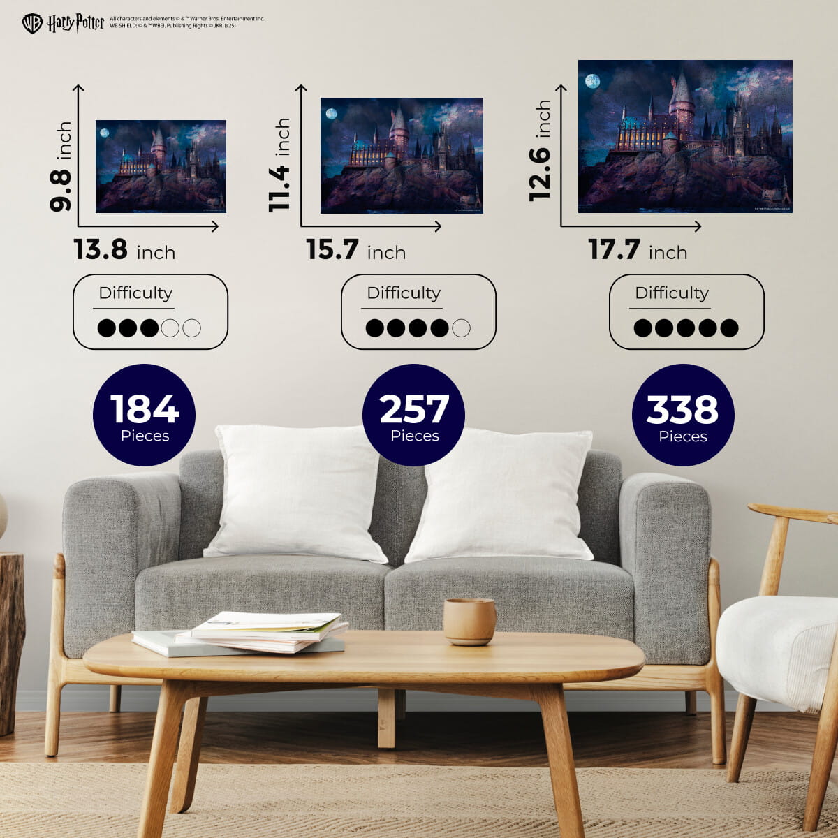 harry potter exploring hogwarts puzzle