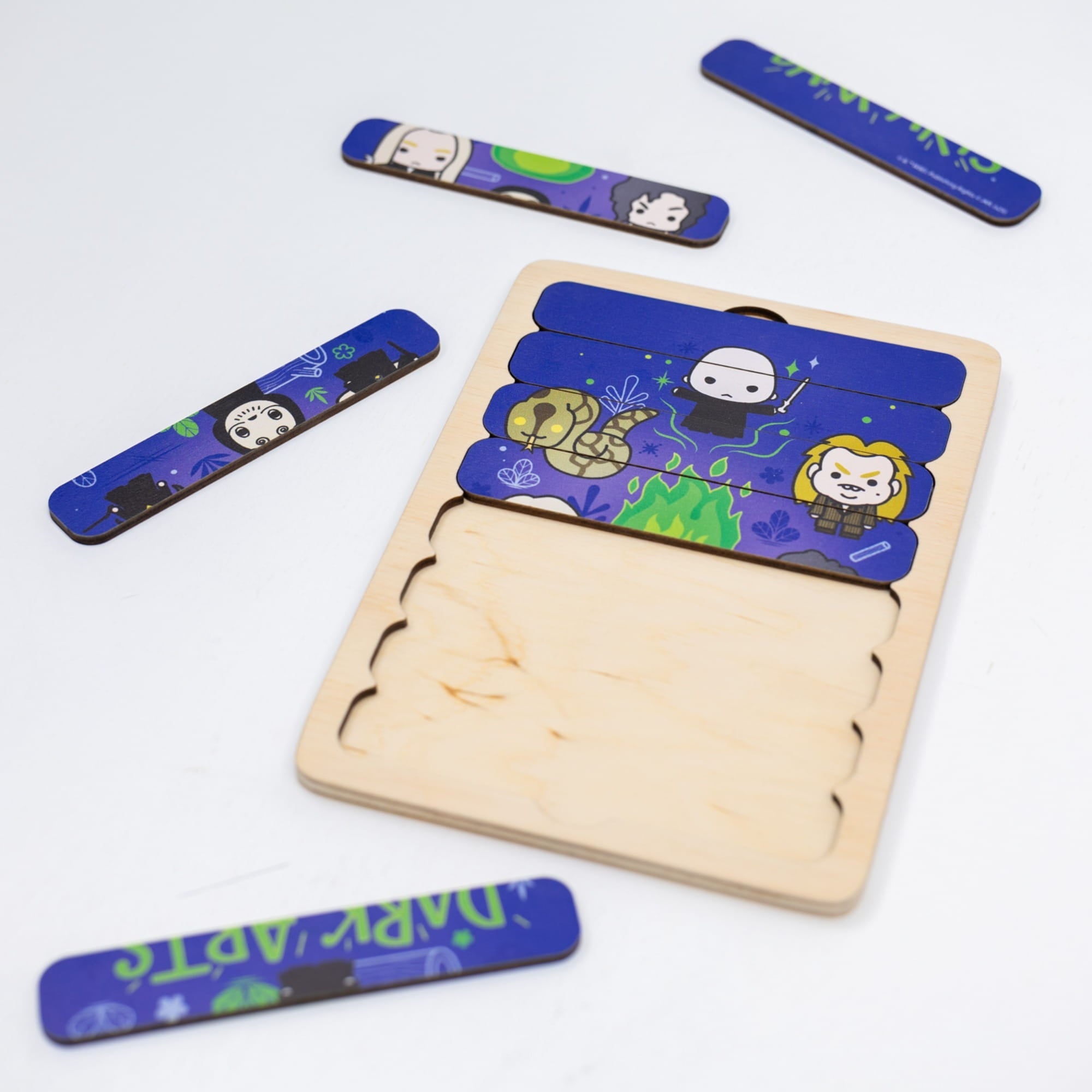 Montessori Wooden Puzzles Harry Potter - Dark Arts - Woods Story