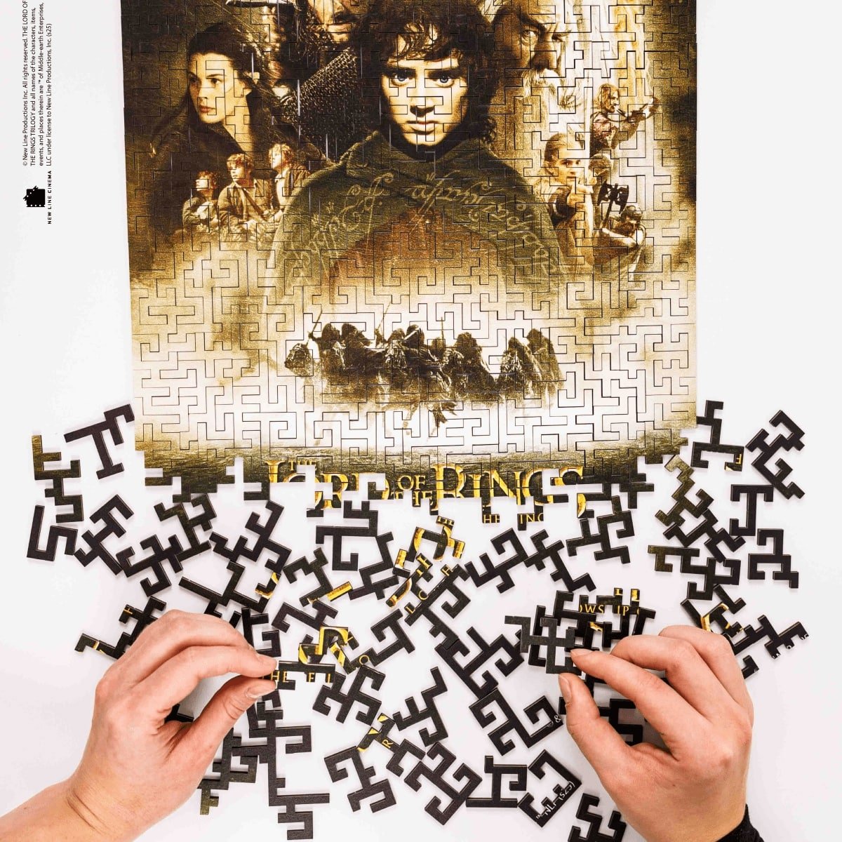 The Lord of the Rings™ Wooden Puzzle - The Fellowship of the Ring - Woods Story